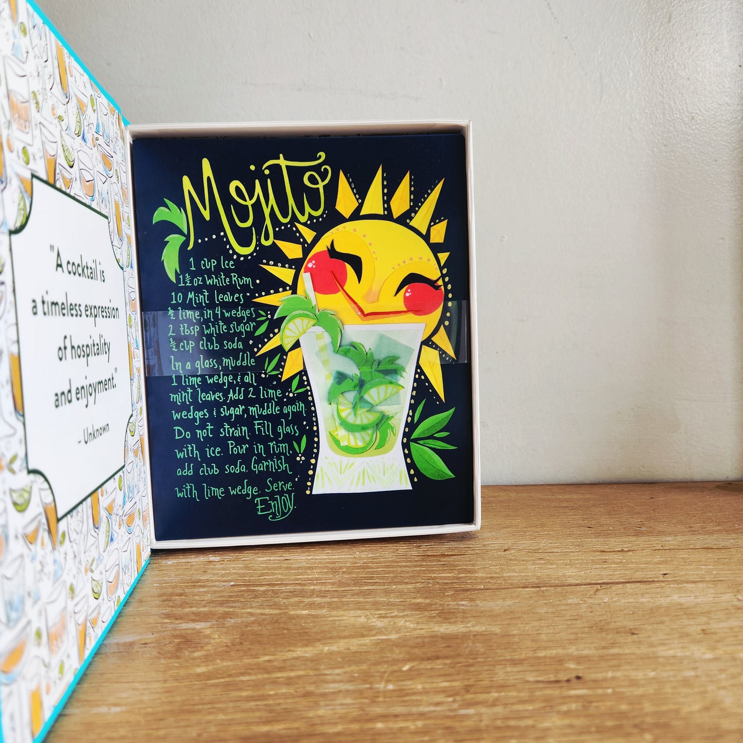 Handcrafted Illustrated Cocktail Cards Volume 1