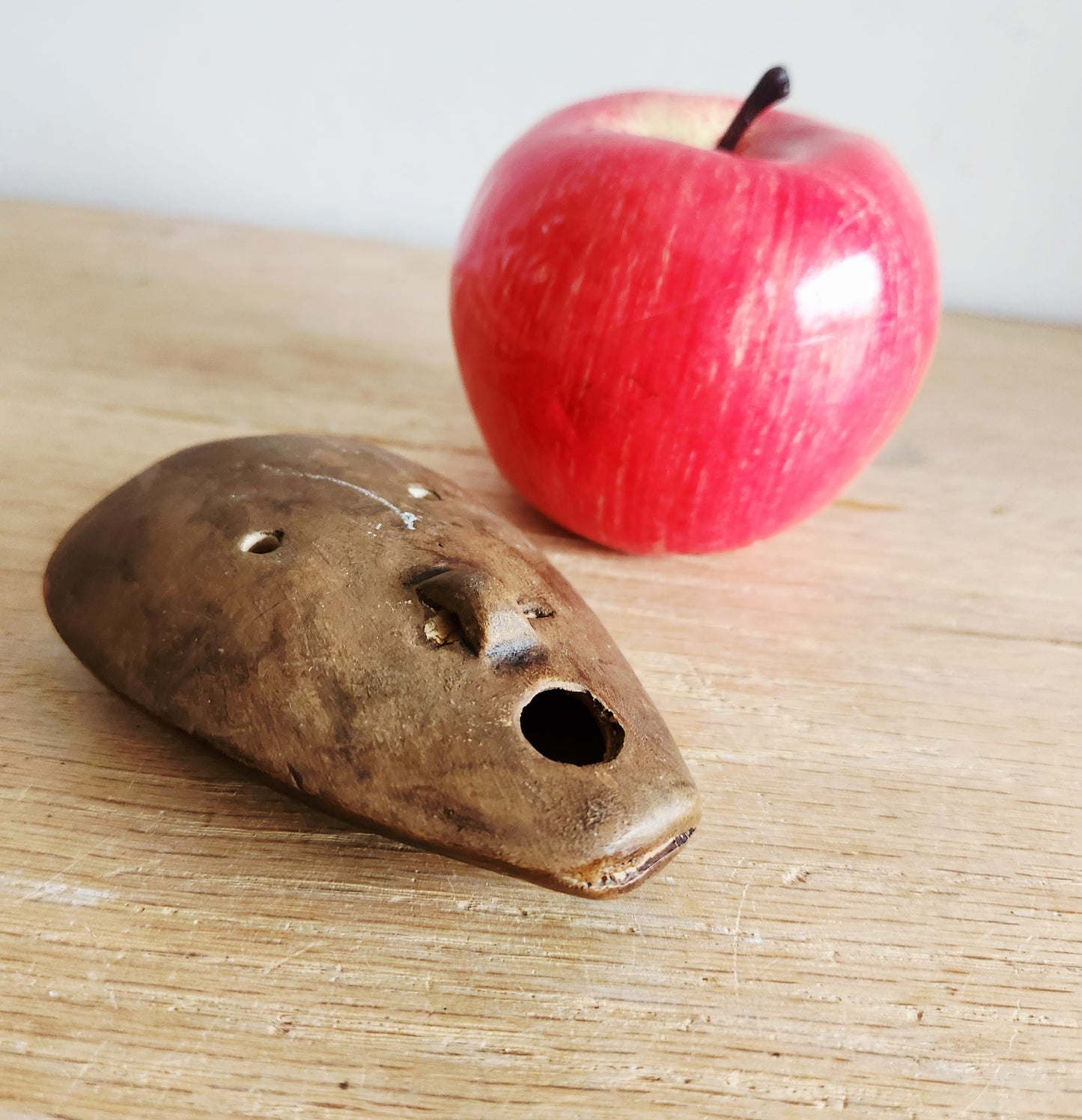 Peruvian Ocarina Clay Pottery Flue Whistle