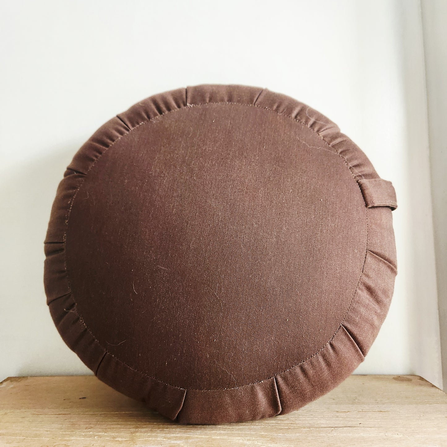 Brown Round Still Sitting Meditation Cushion