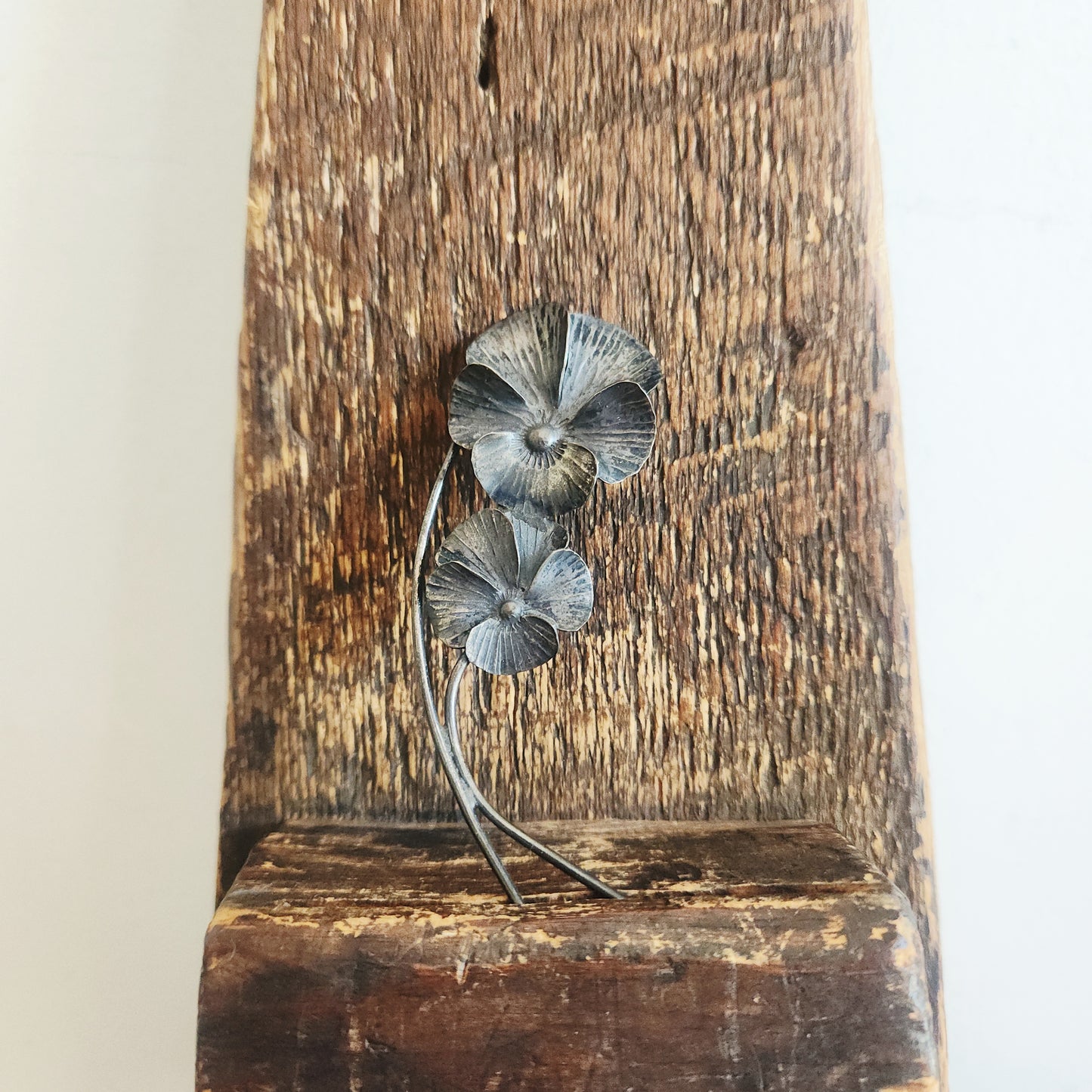 Vintage Pansies Pin