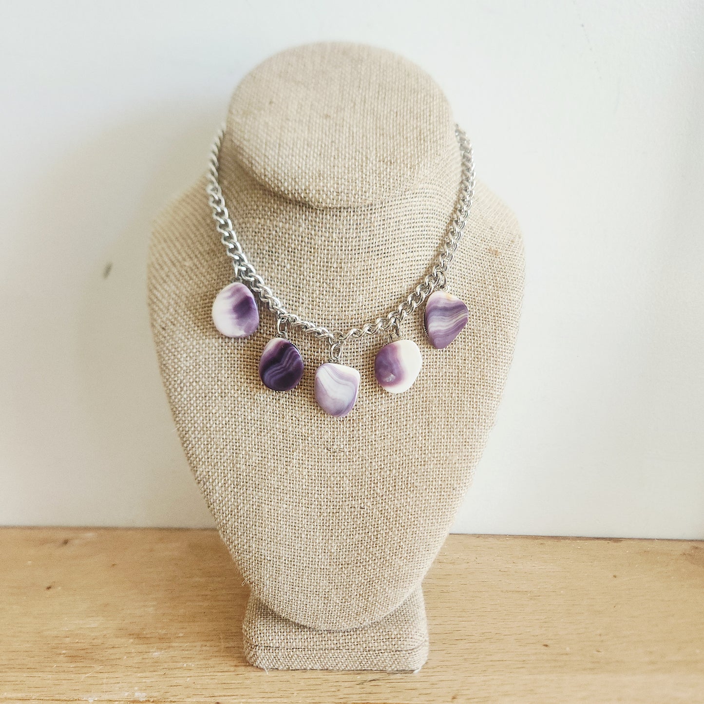 Quahog Shell Charm Necklace