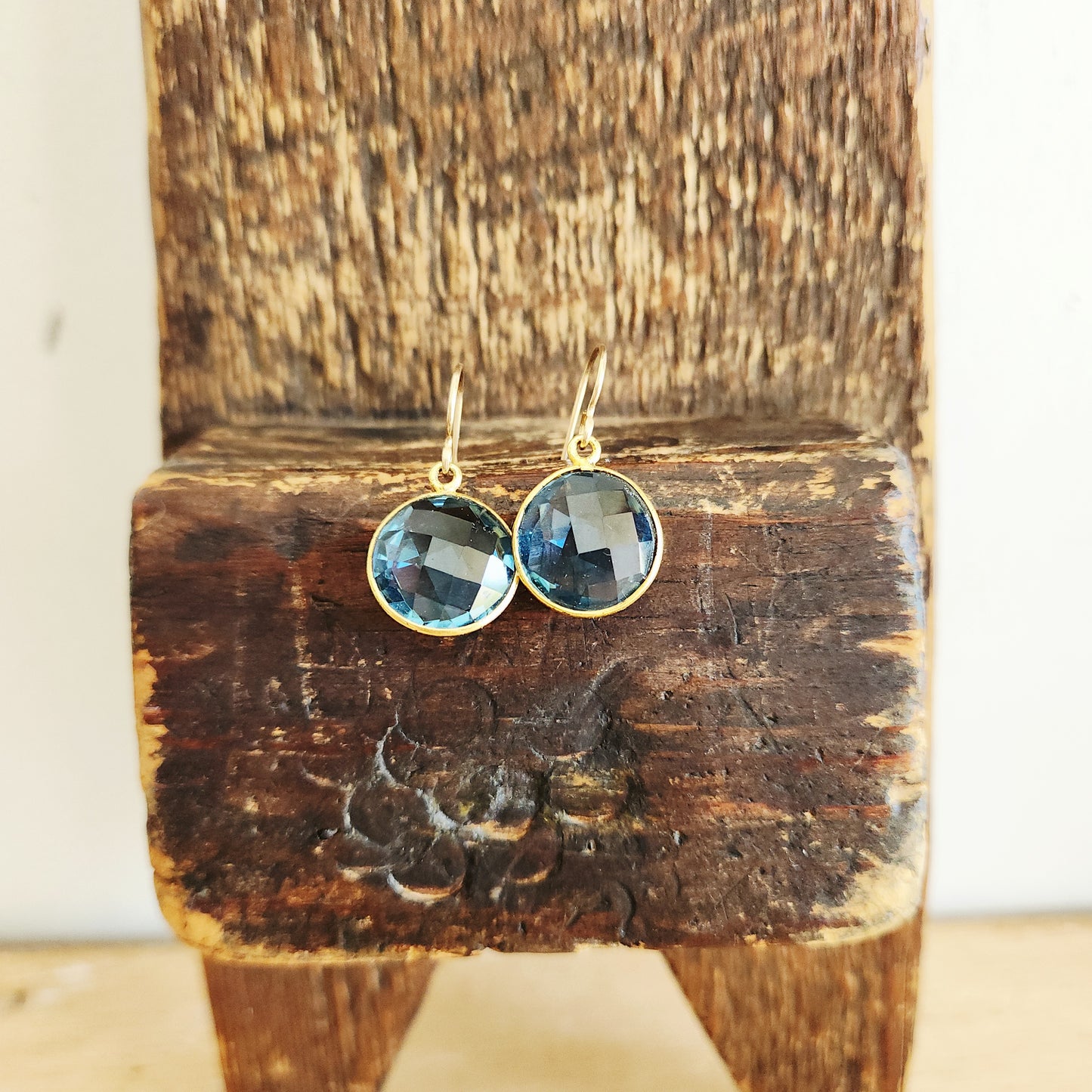 Faceted Dangle Earrings