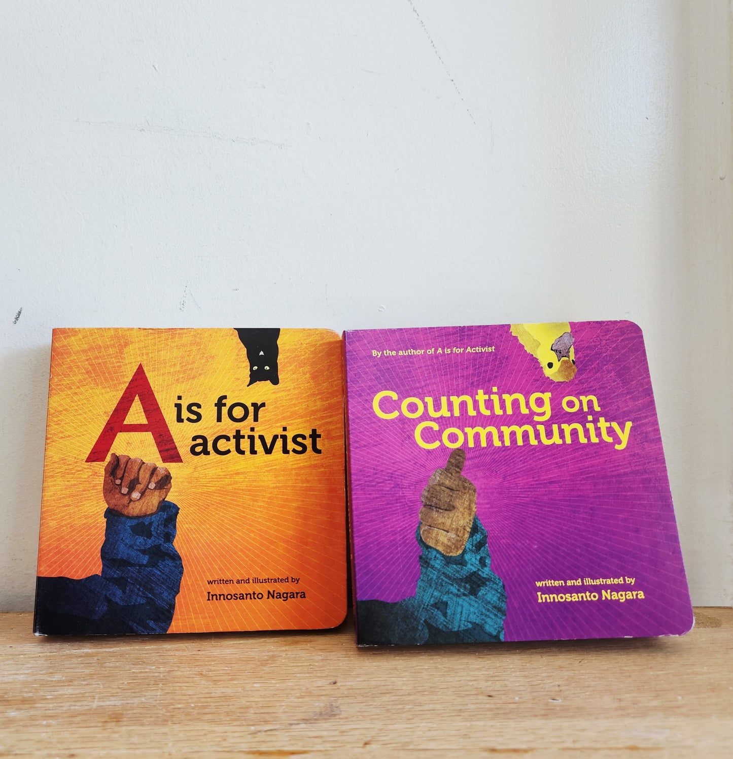 Community and Activism Board Books for Babies Toddlers Set of 2