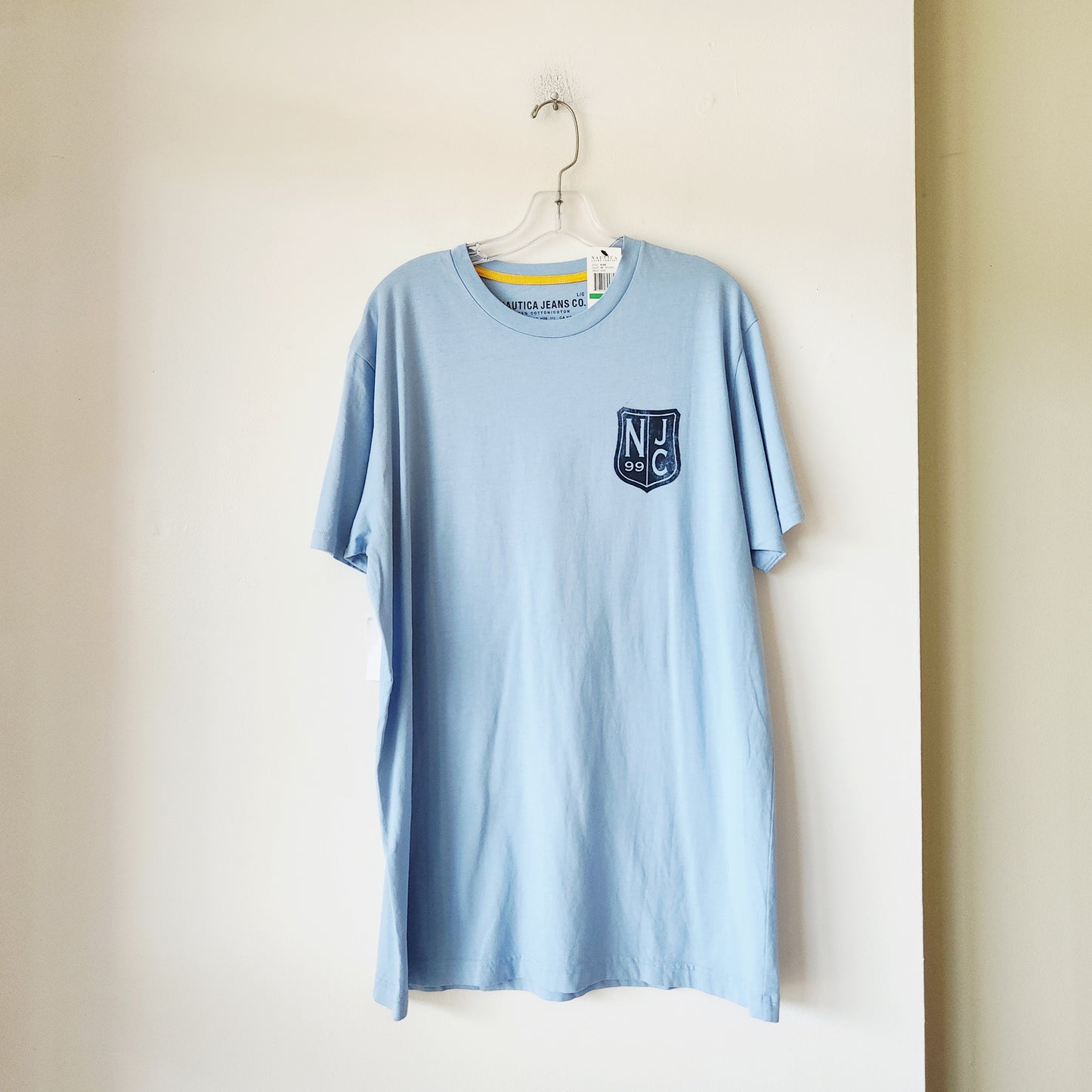 Nautica Jeans Co 100% Cotton Logo Tee - L - New