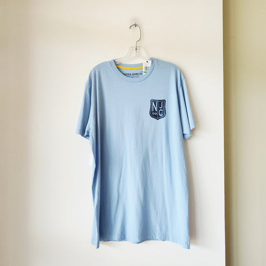 Nautica Jeans Co 100% Cotton Logo Tee - L - New