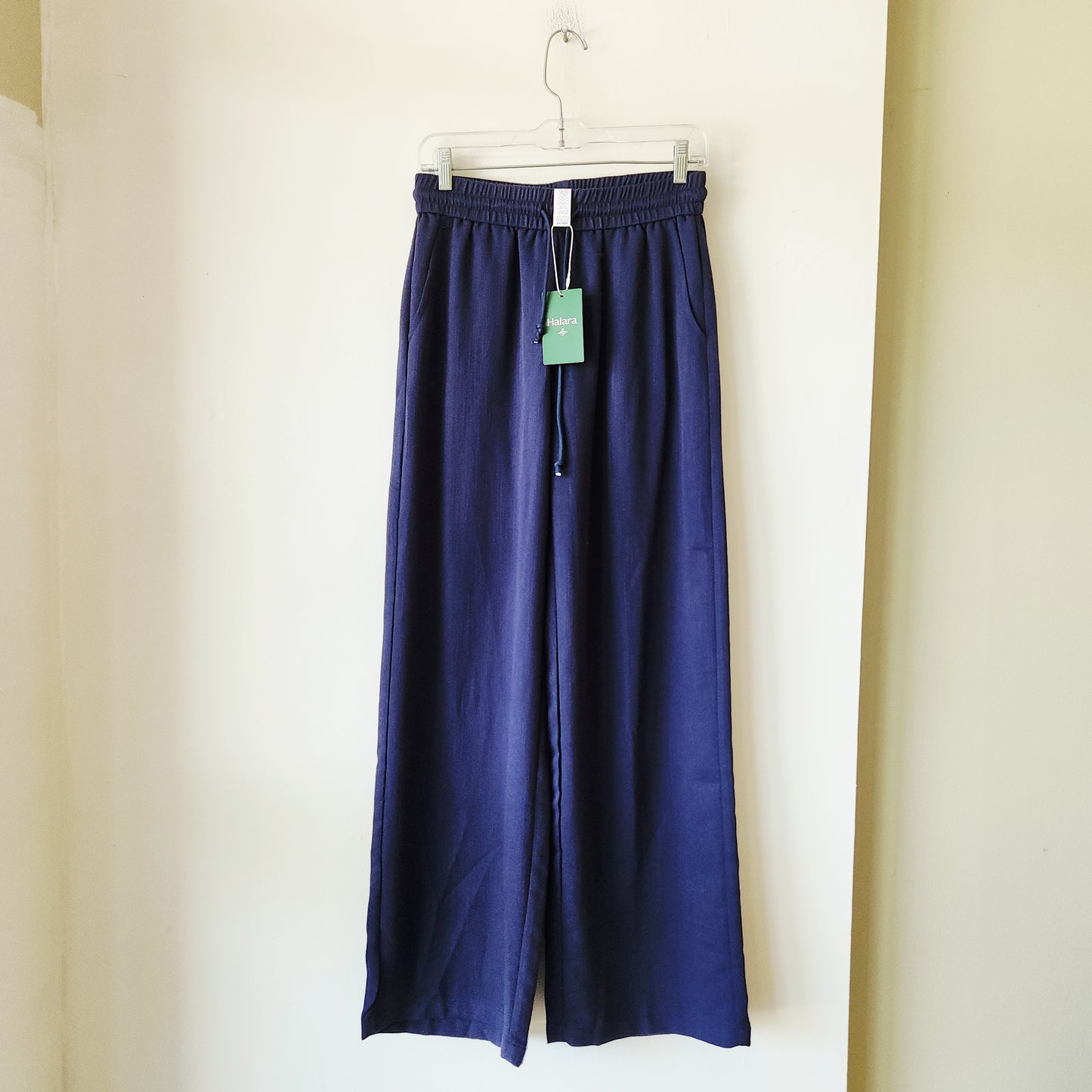 Halara Navy Drawstring Pants - size S - New