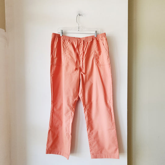 LL Bean Drawstring 100% Cotton Pants - size 18 - New