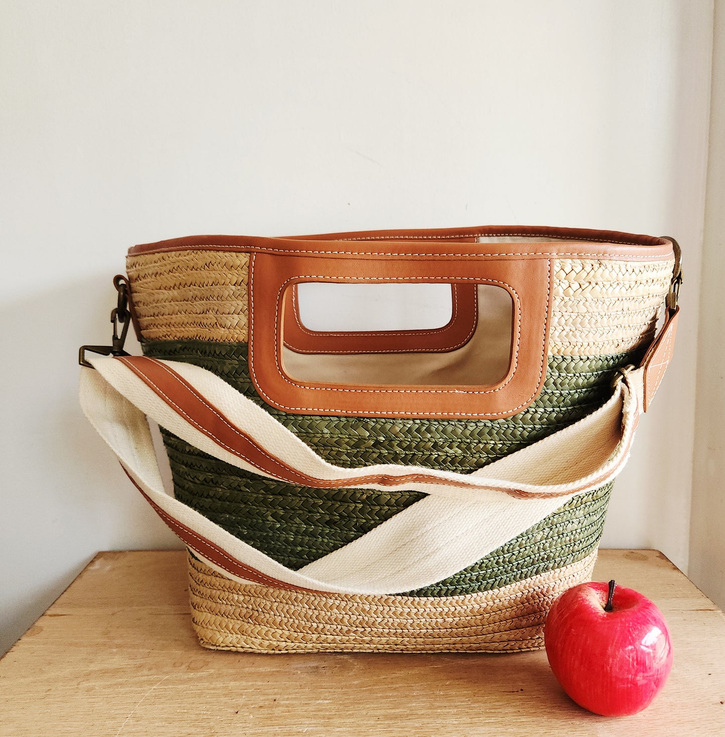 Banana Republic Structured Straw Tote