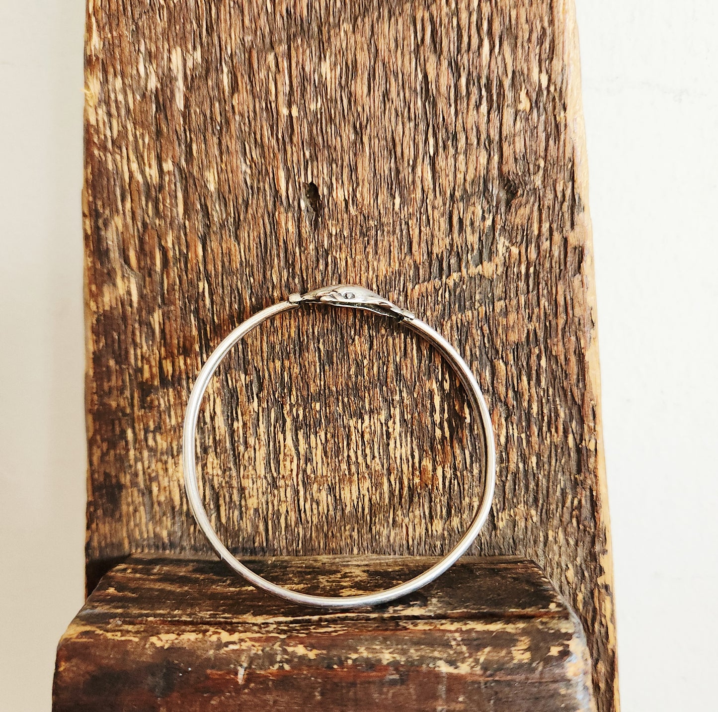 Sterling Silver Slim Dolphin Cuff Bracelet