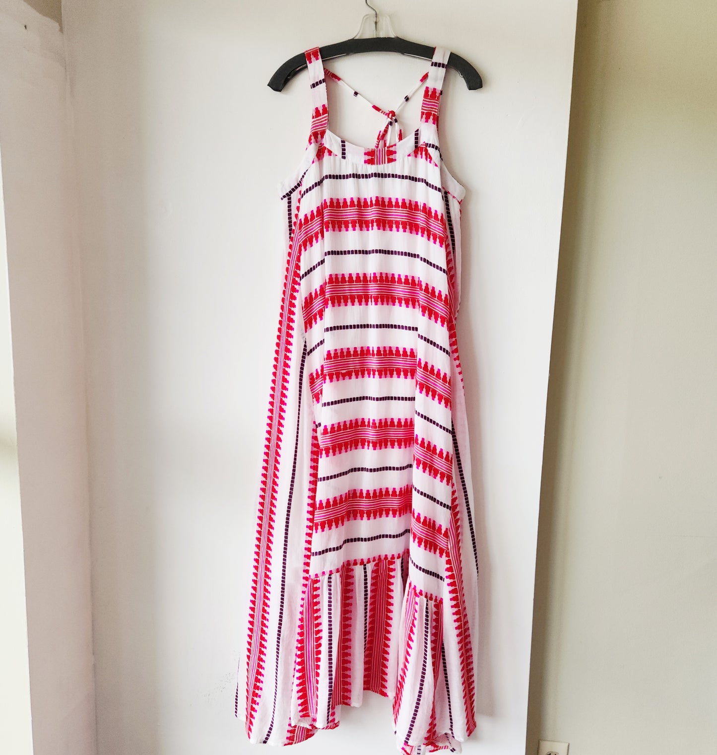 Ro's Garden Striped Maxi Dress - L