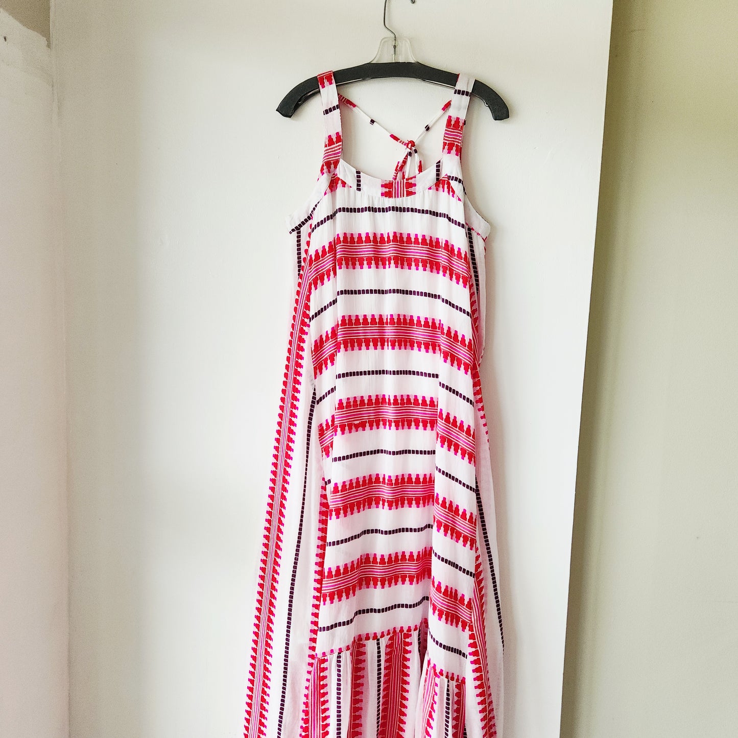 Ro's Garden Striped Maxi Dress - L