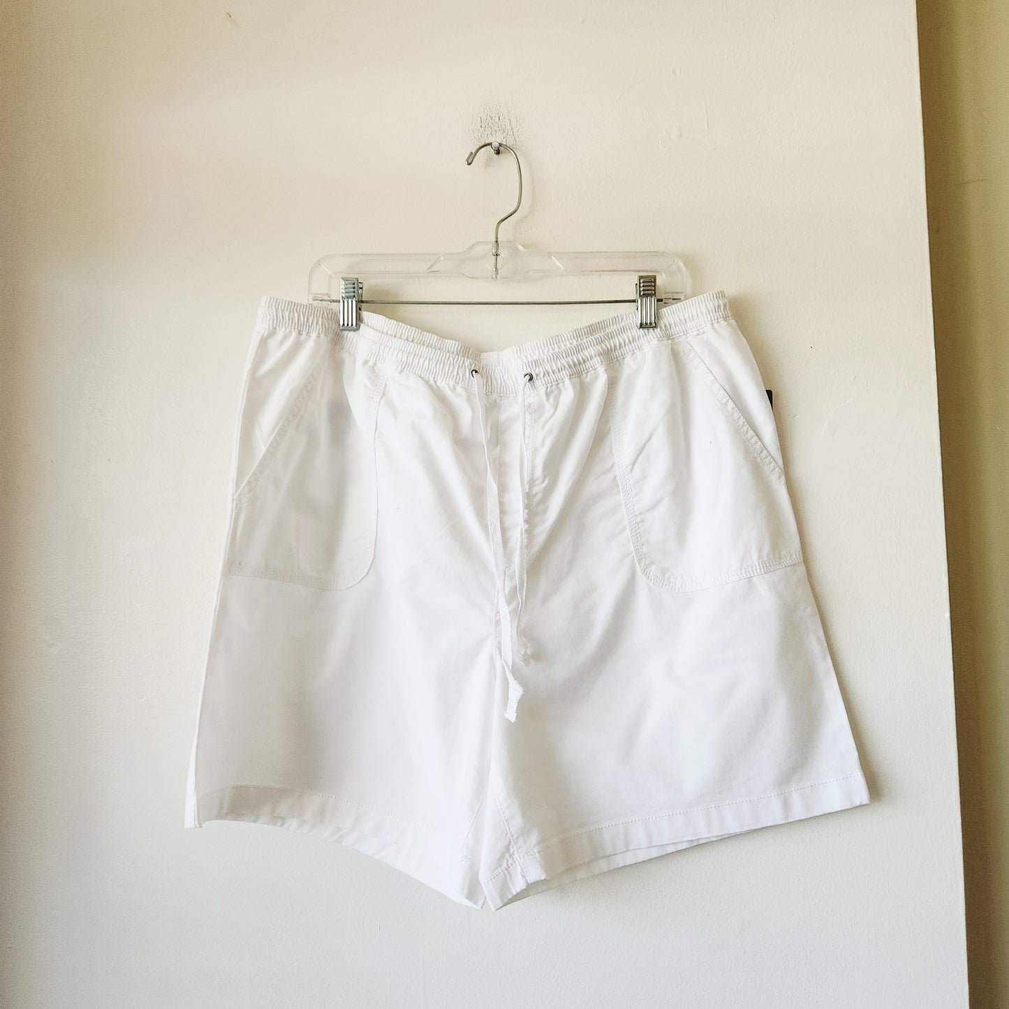 LL Bean 100% Cotton Drawstring Shorts - size 18 - New
