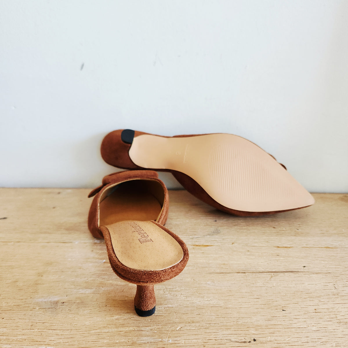 Vintage Fericzot Kitten Heel Mules - size 6