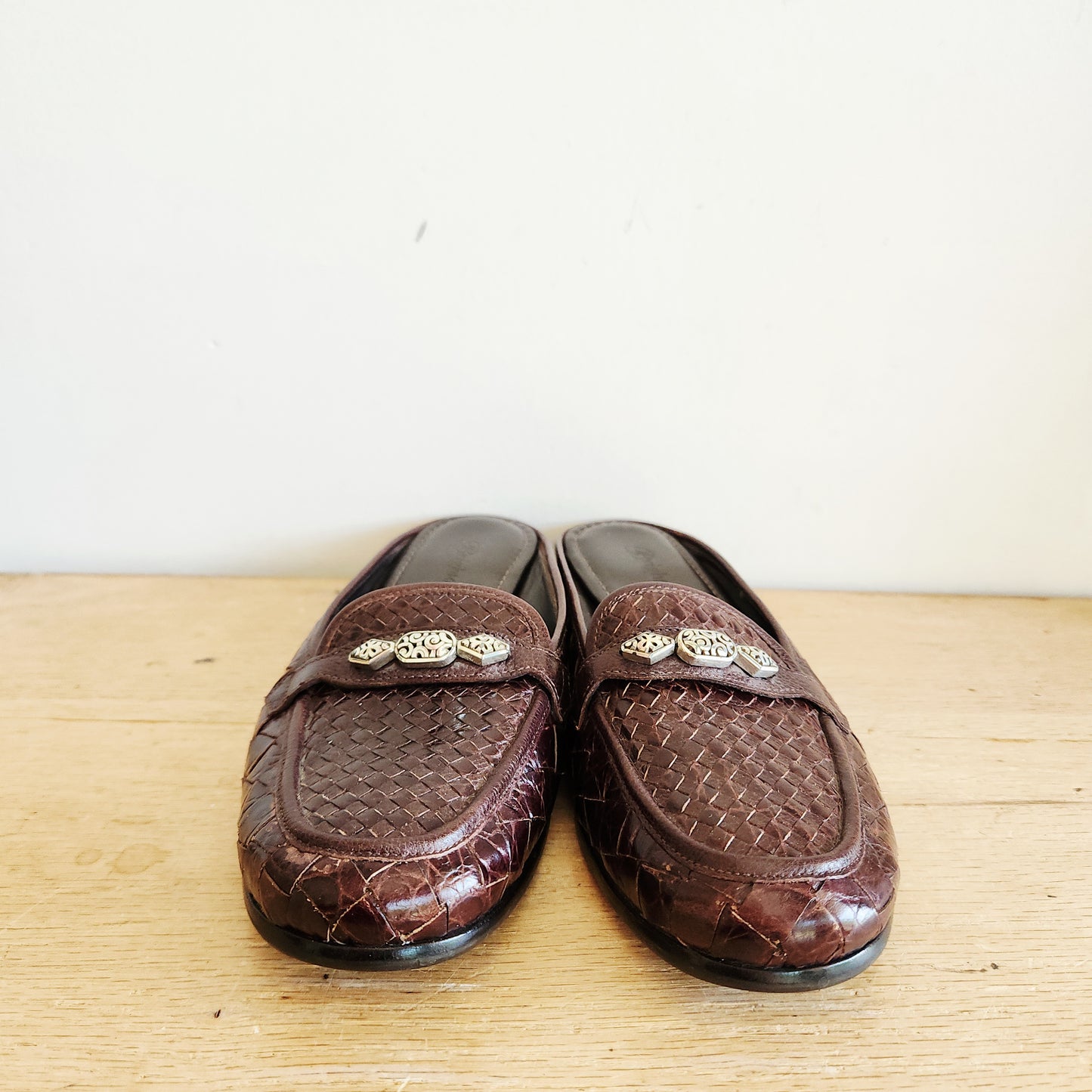 Brighton Leather Mules - size 8M