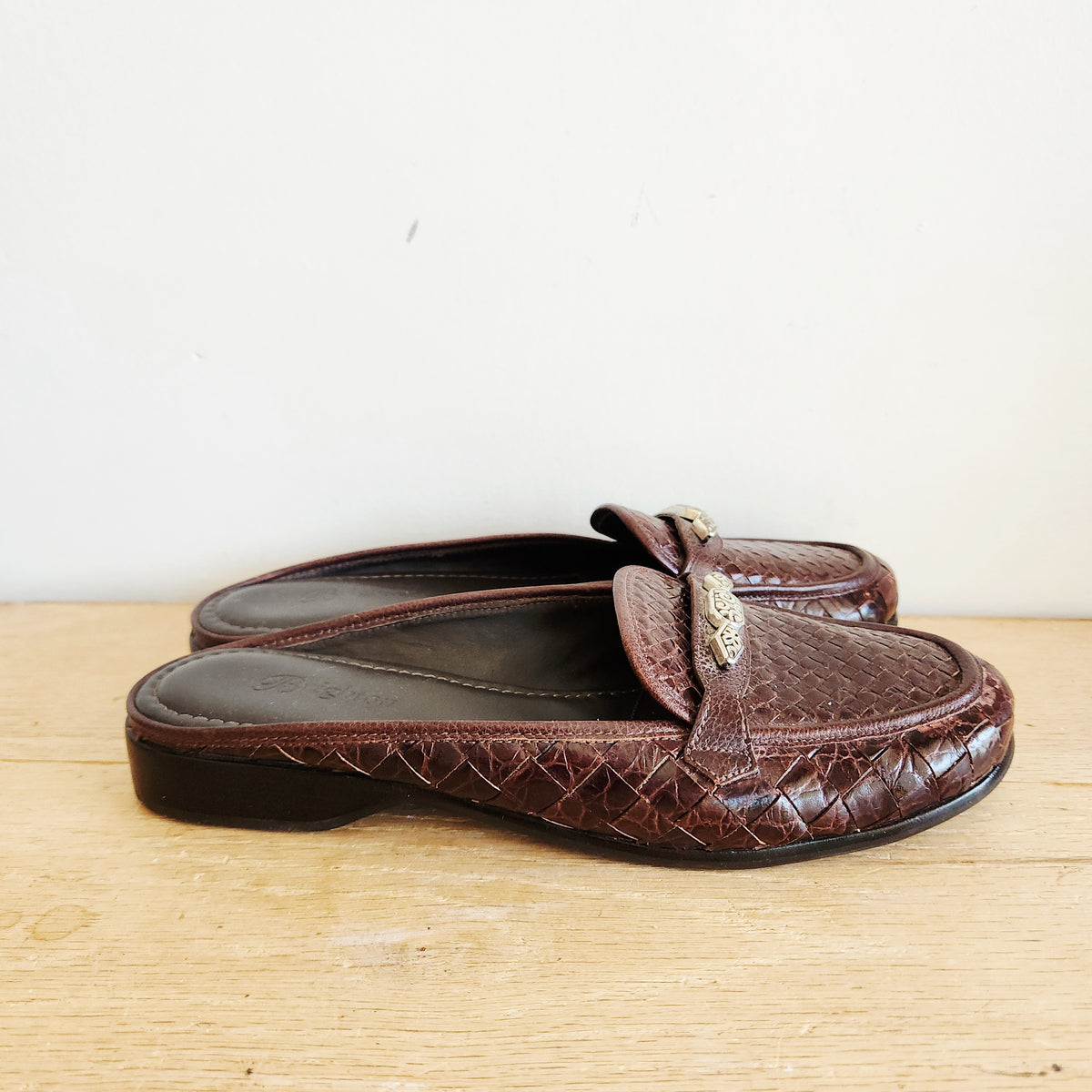 Brighton Leather Mules - size 8M