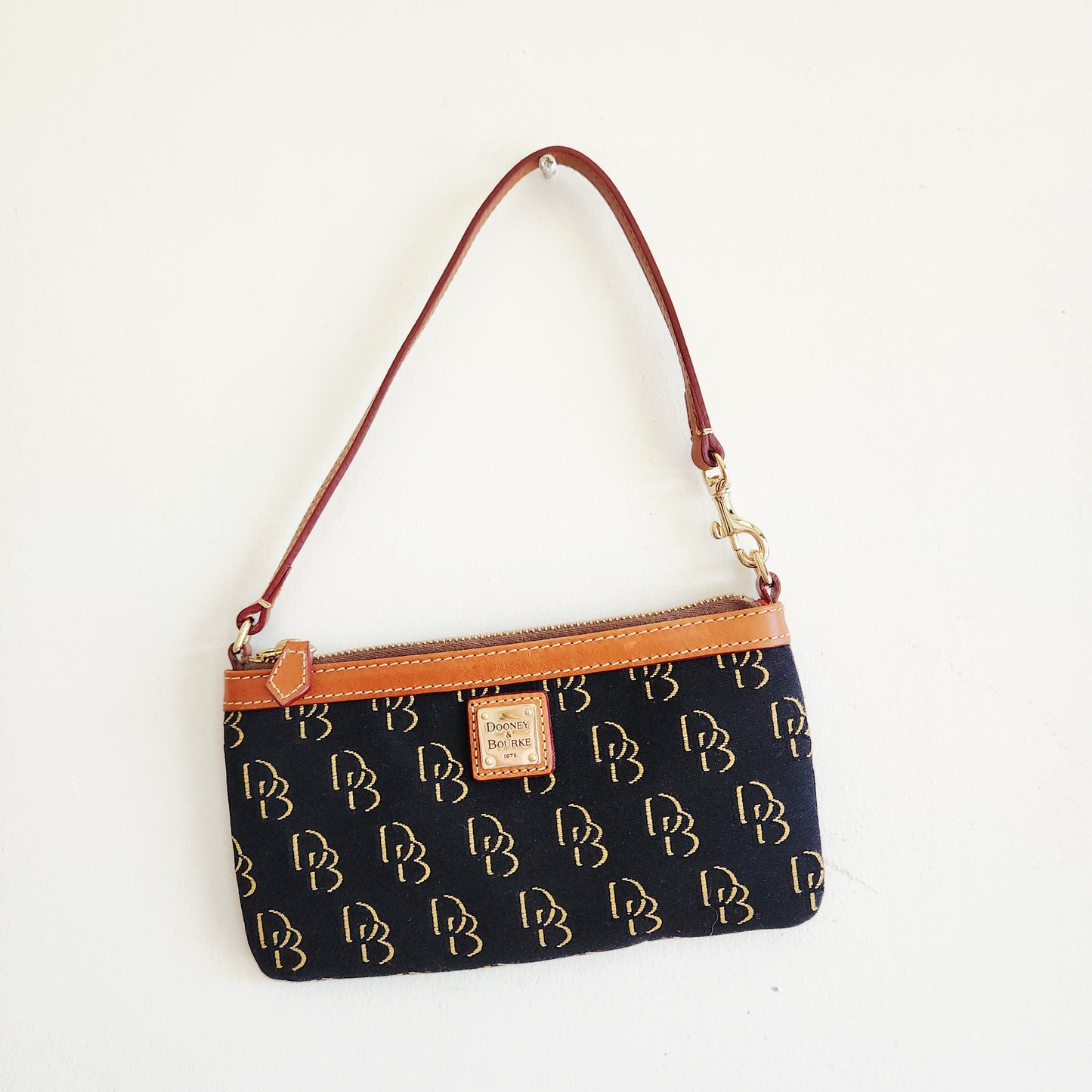 Dooney and Burke Slim Logo Wristlet