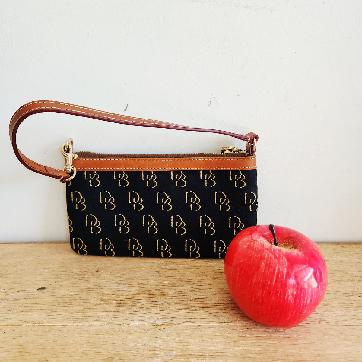 Dooney and Burke Slim Logo Wristlet