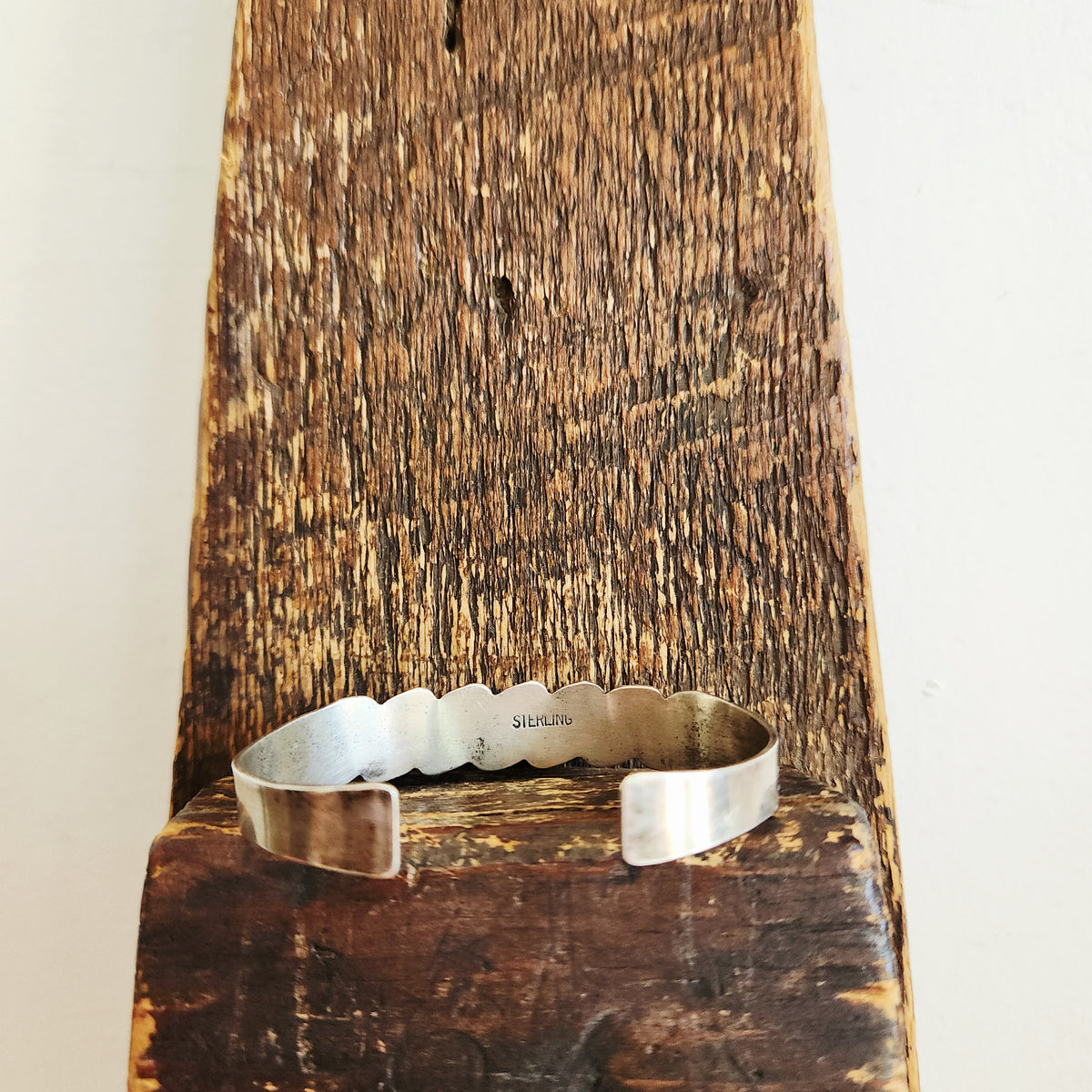 Vintage Sterling Silver & Turquoise Cuff Bracelet