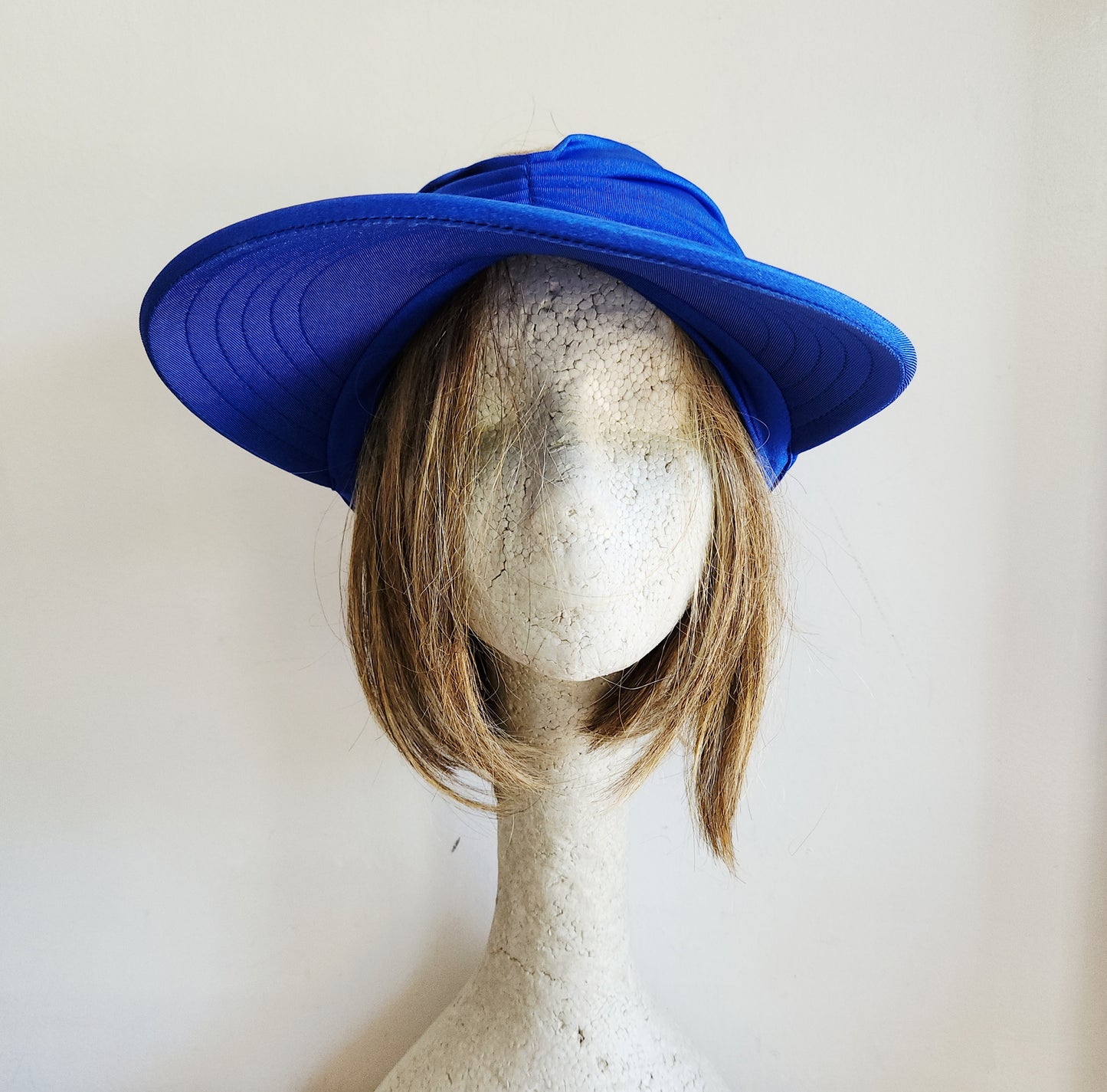 Stretch Bright Blue Visor - Adult Size