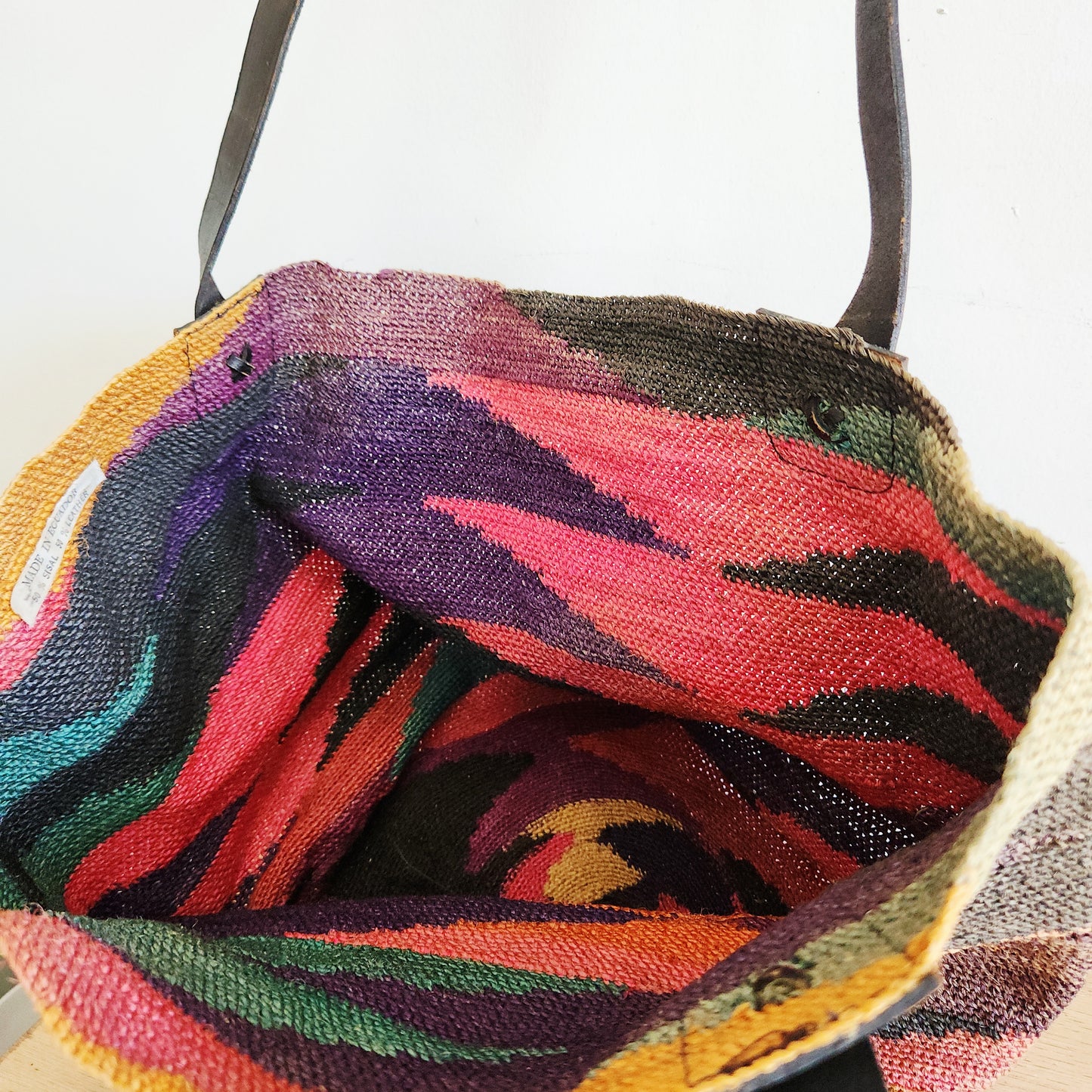 Woven Tote Bag - Ecuador