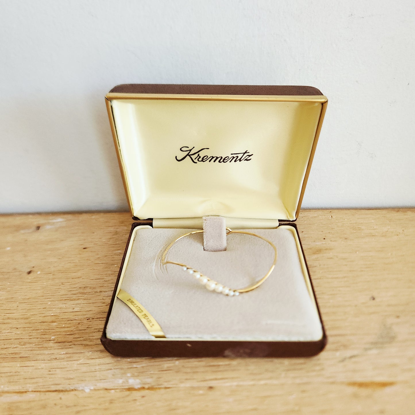 Krementz Simulated Pearls Bracelet