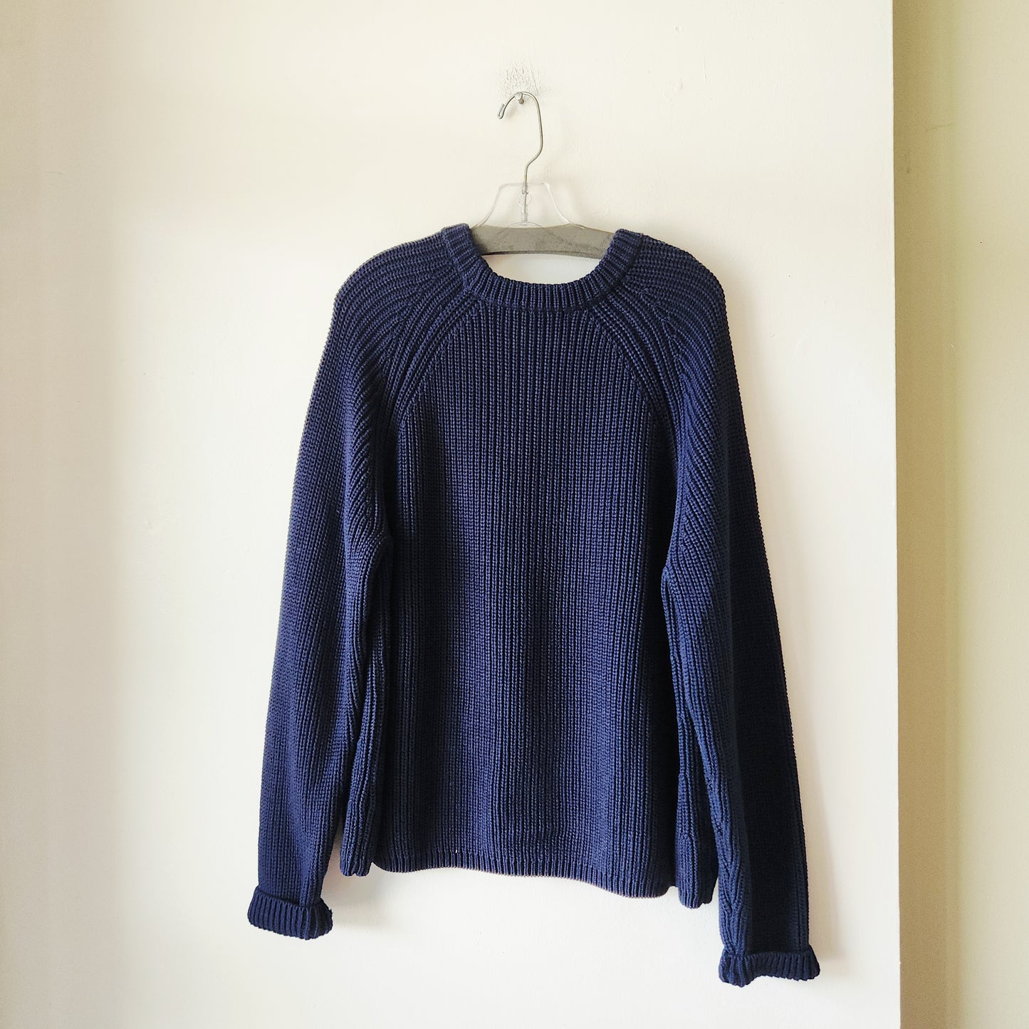 Quince 100% Organic Cotton Navy Crewneck Sweater - XL