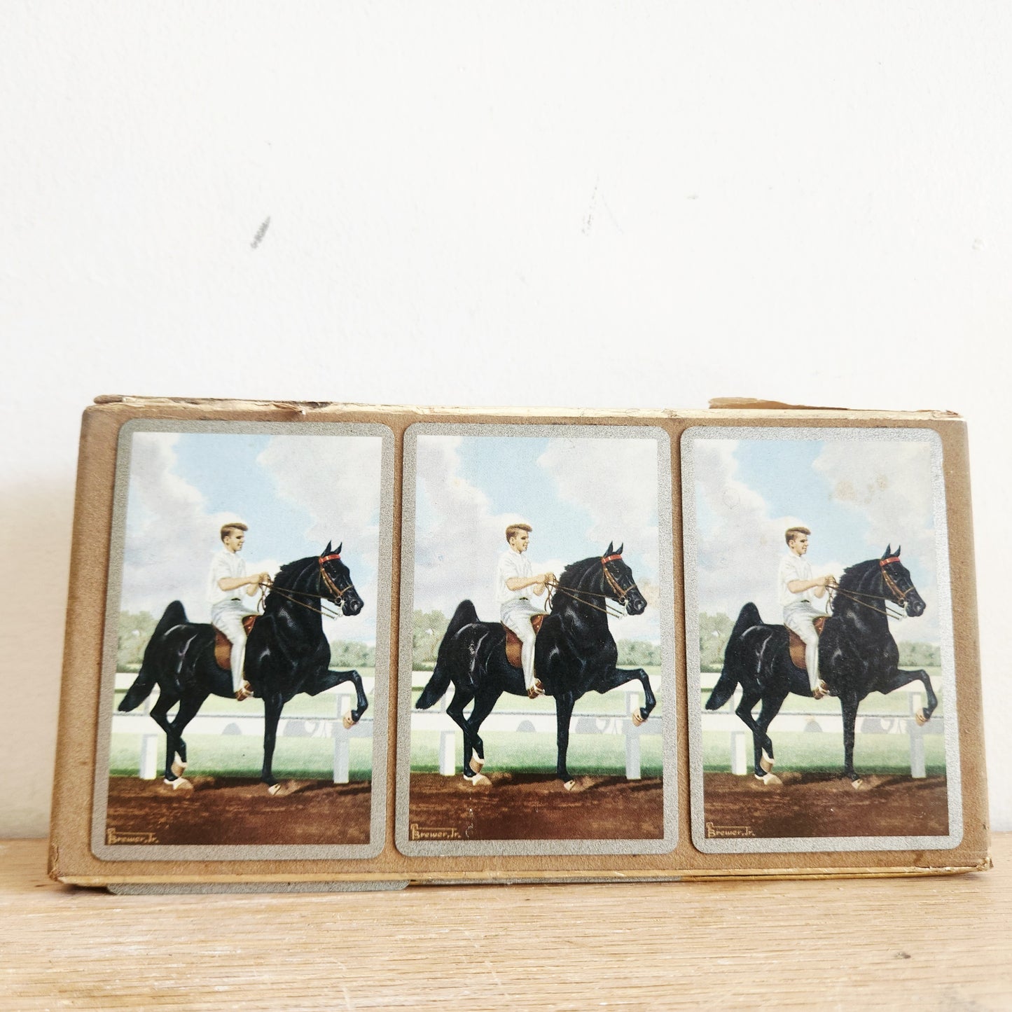 Vintage Triple Deck Card Set