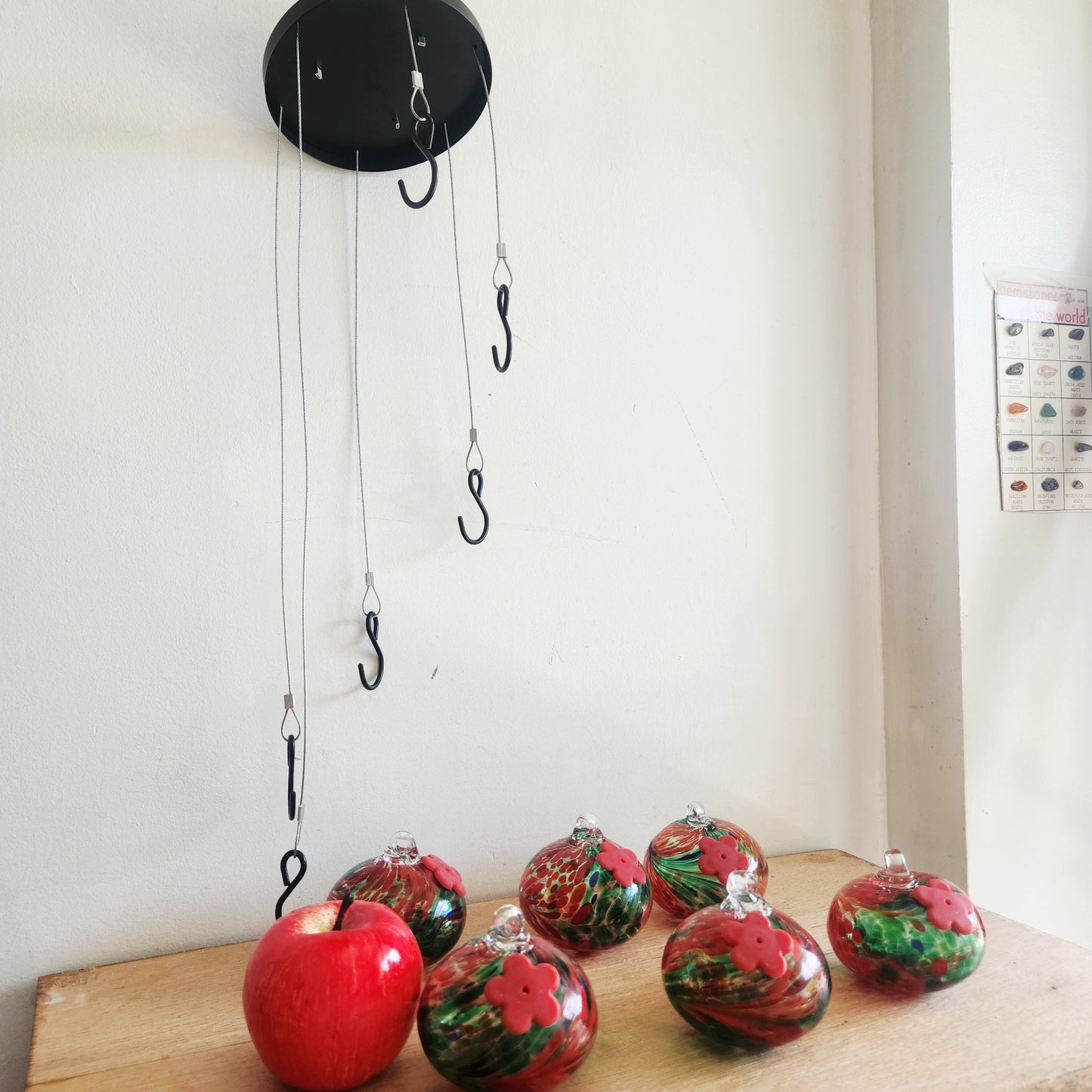 Windchime Multi Hummingbird Birdfeeder NEW