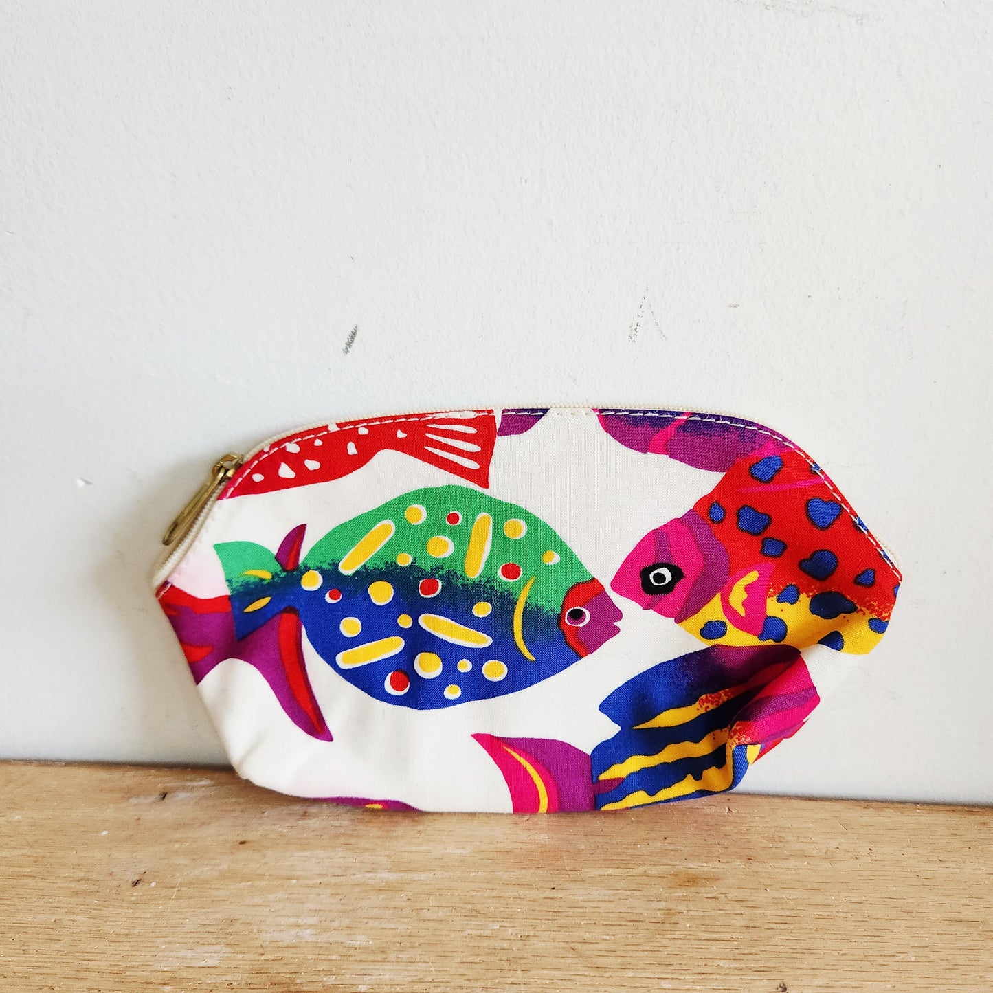 Vintage Fish Zip Pouch