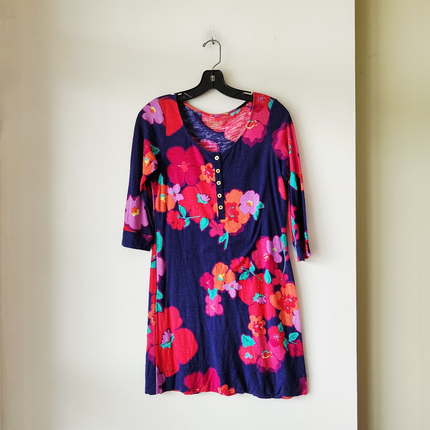 Lilly Pulitzer 100% Cotton Bold Flower Jersey Tunic - S
