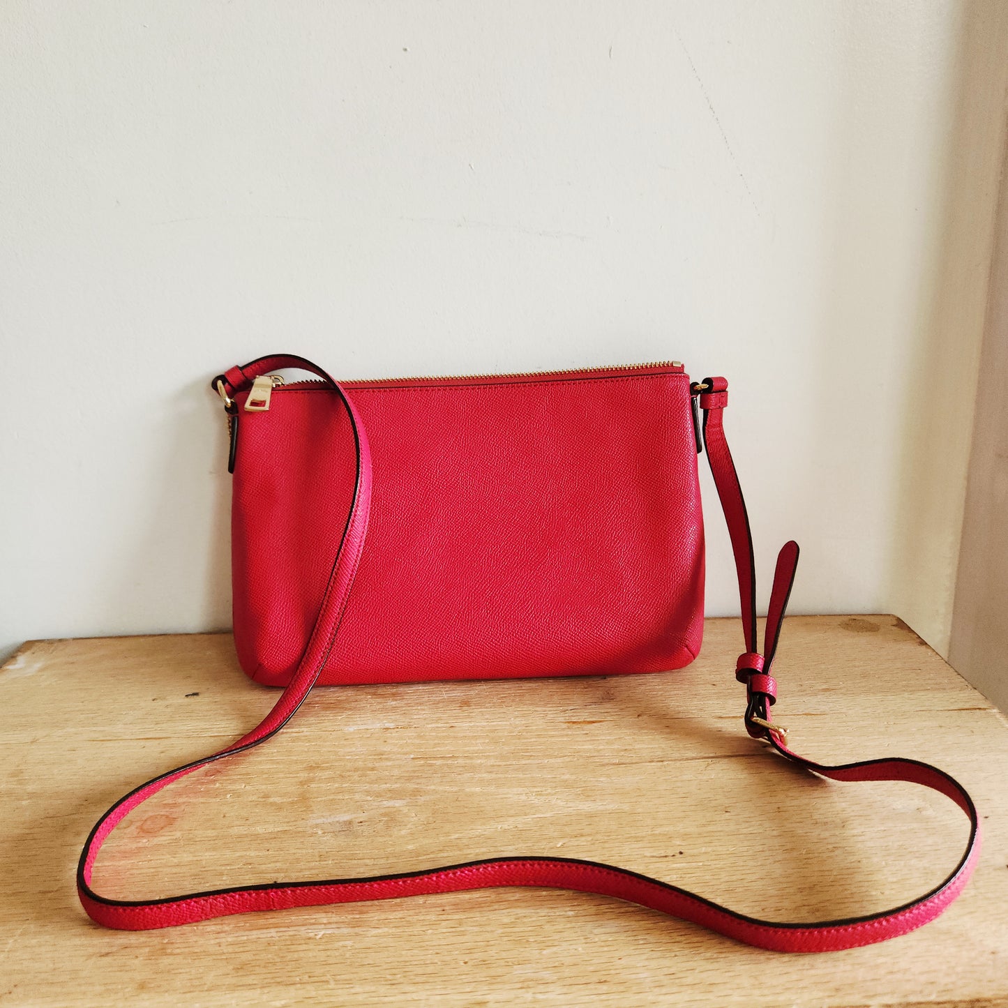 Coach Crossbody Purse with Signature Logo Accent Pouch