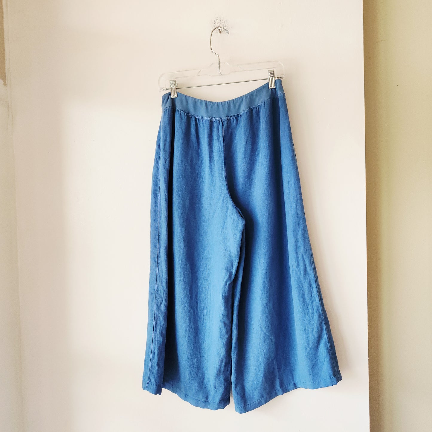 Cutloose 100% Linen Pants with Jersey Waistband - M