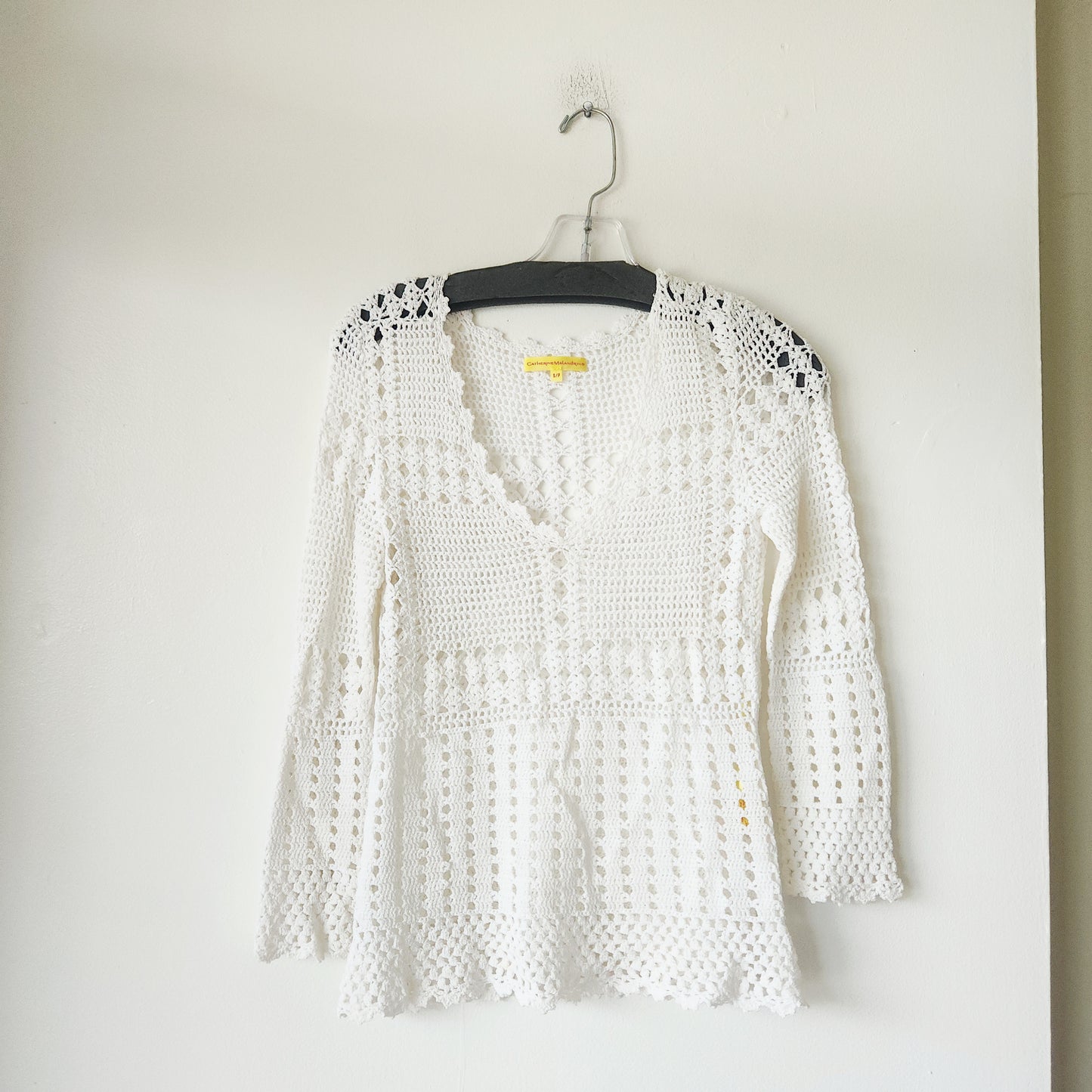 Catherine Malandrino Crochet Top - S