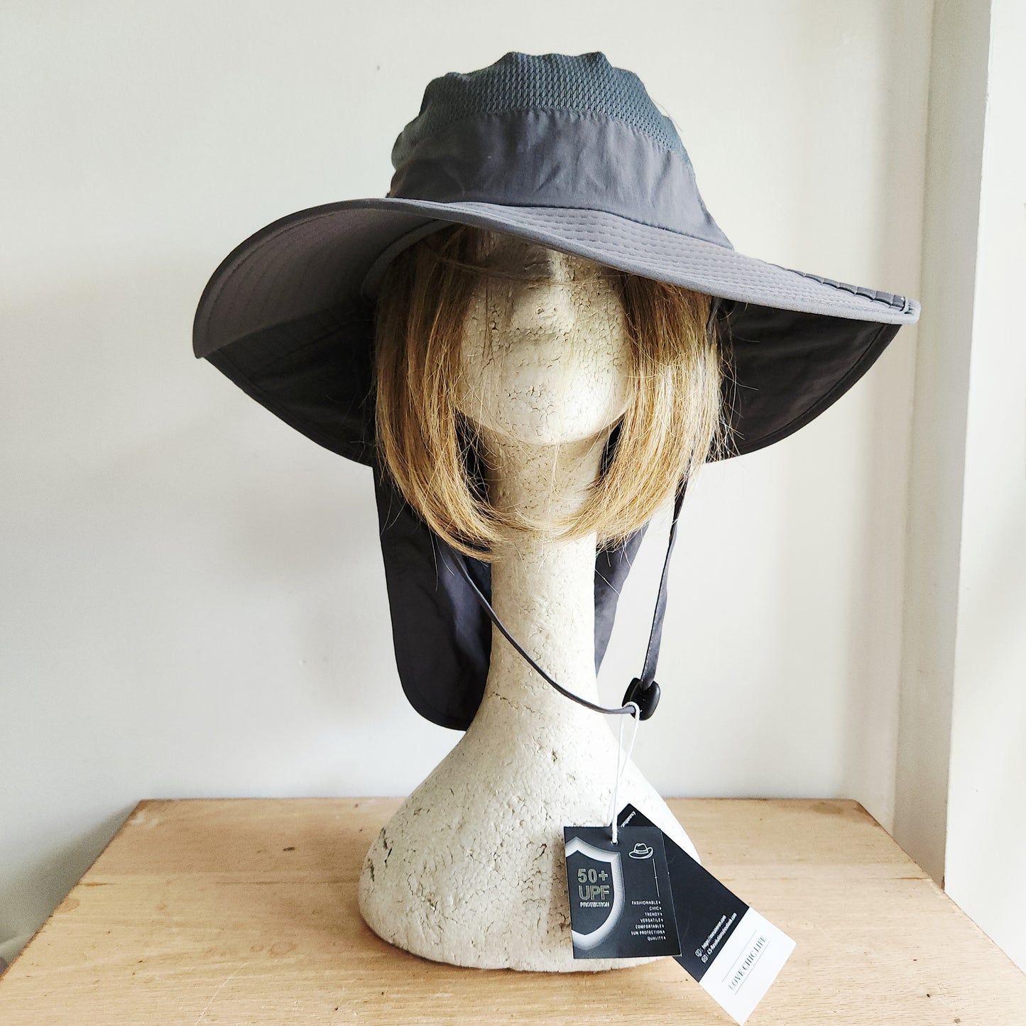 Zooron UPF50 Sun Hat with Neck Shield - New