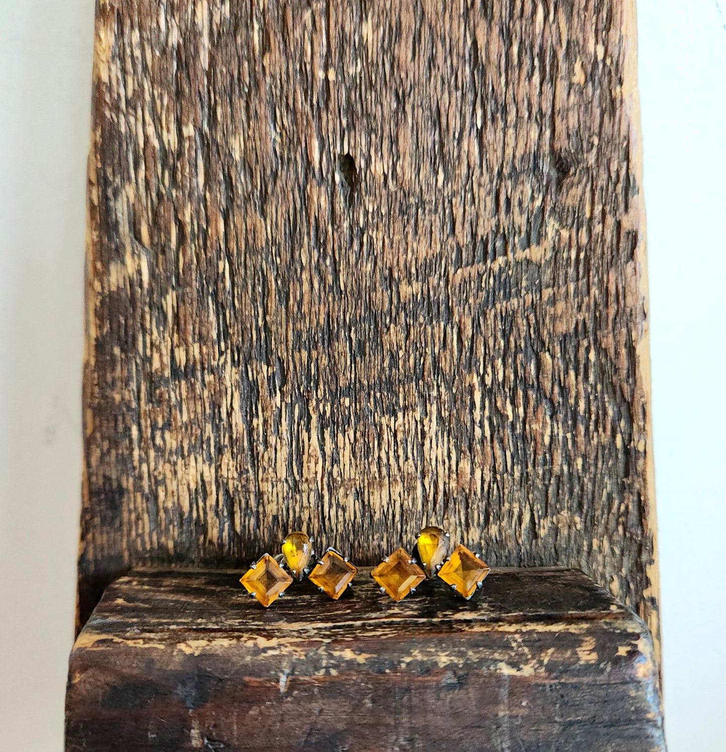 Vintage Sterling Silver Screwback Earrings