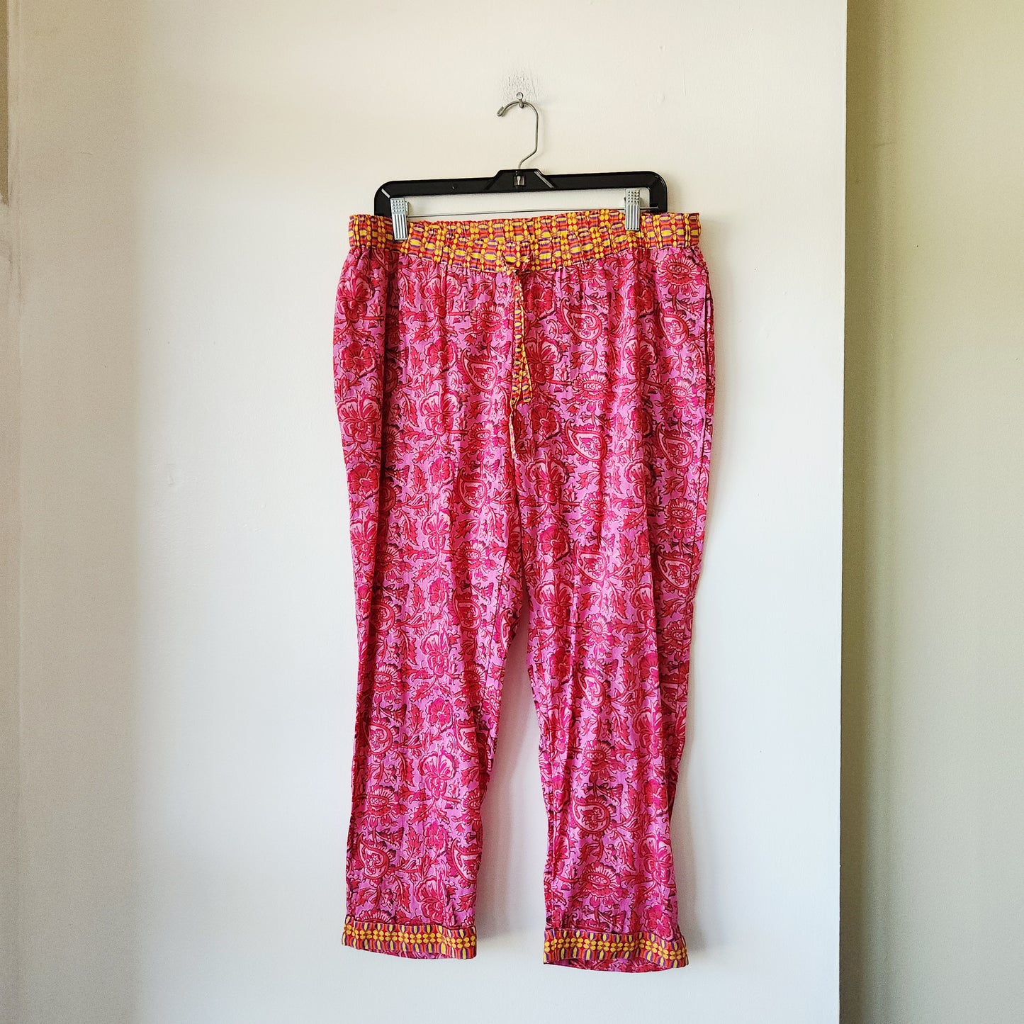 Sundance 100% Cotton Drawstring PJ Pants - M