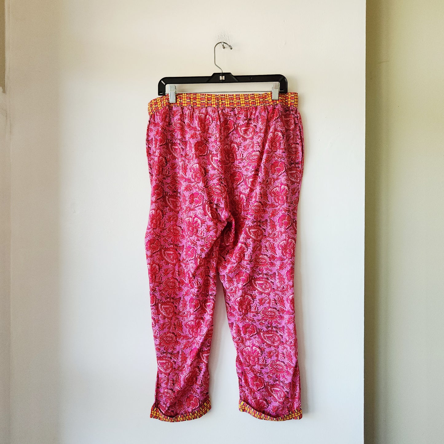 Sundance 100% Cotton Drawstring PJ Pants - M