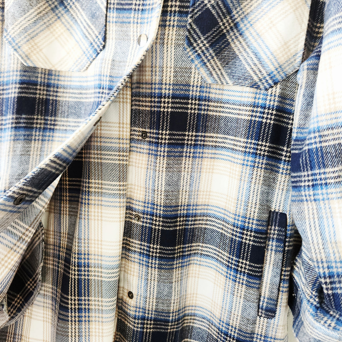 Elan Snap Front Plaid Jacket - M - New