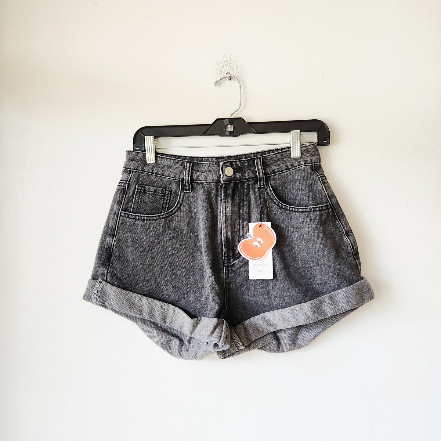Cider Cuffed Denim Shorts - S - New
