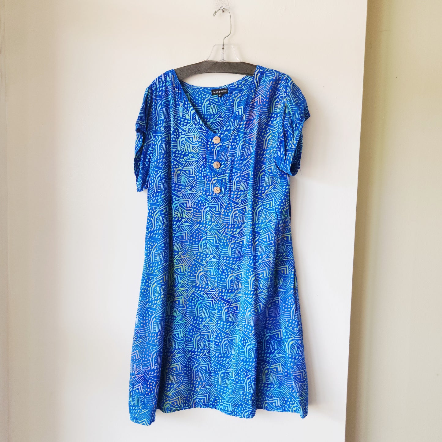 Hand Kreation Swing Dress with Pockets - M