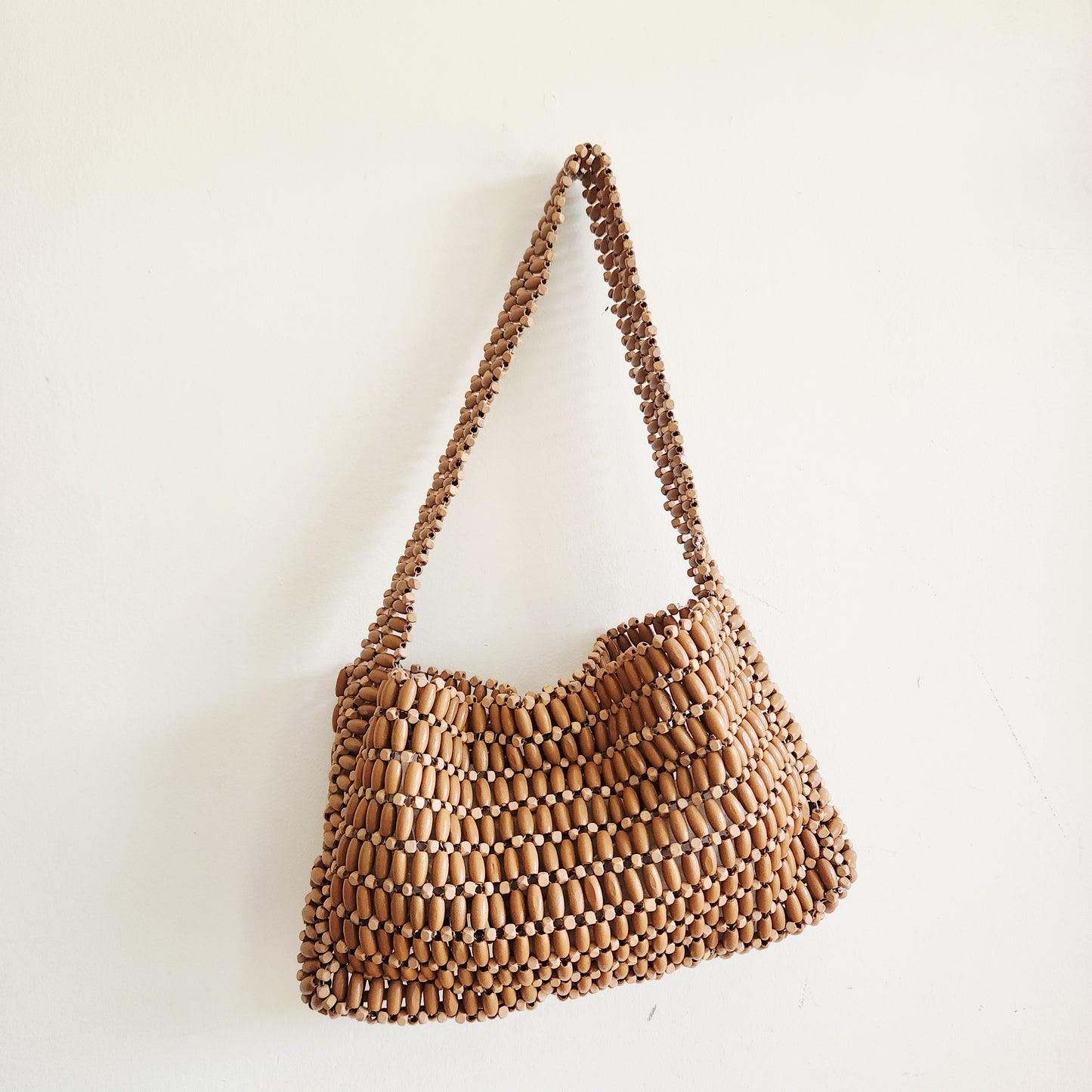 Wood Bead Bag