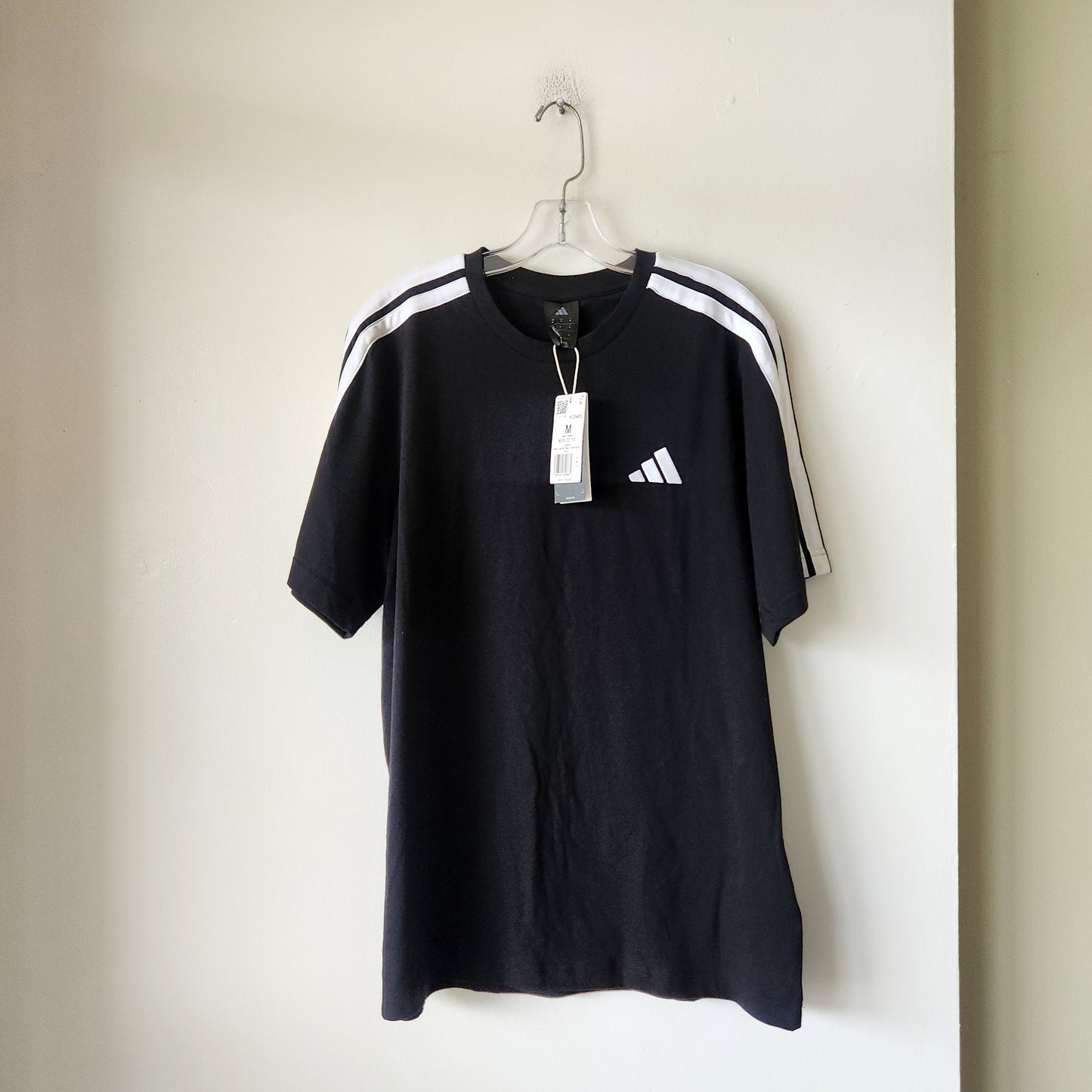 Adidas 3 Stripe Tee - M - New