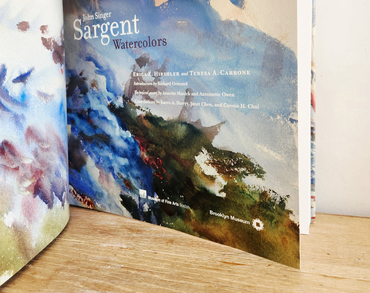 John Singer Sargent Watercolors Art Book