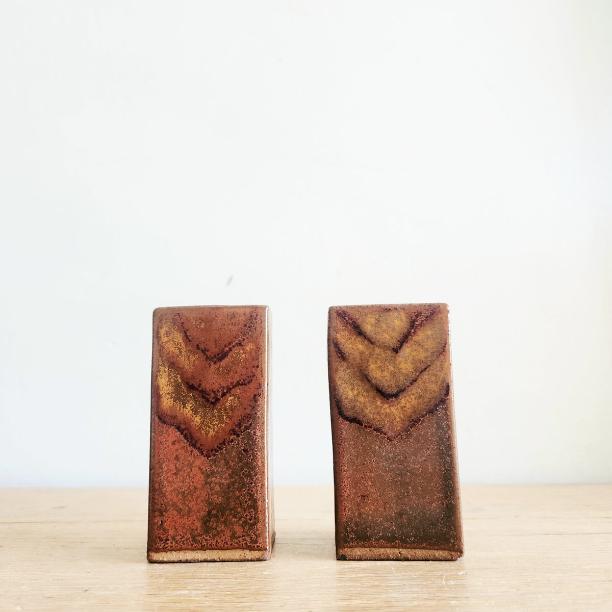 Michael Cohen Stoneware Salt and Pepper Shakers