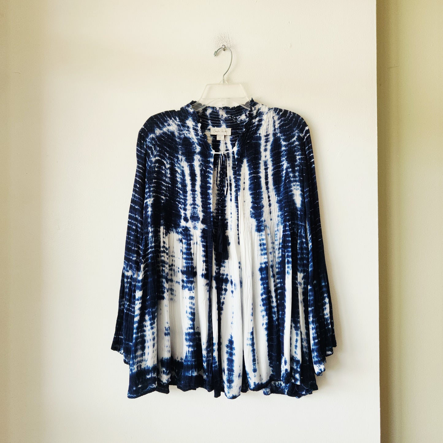 Charlie Paige Tie Dye Open Top with Smocked Details - S/M