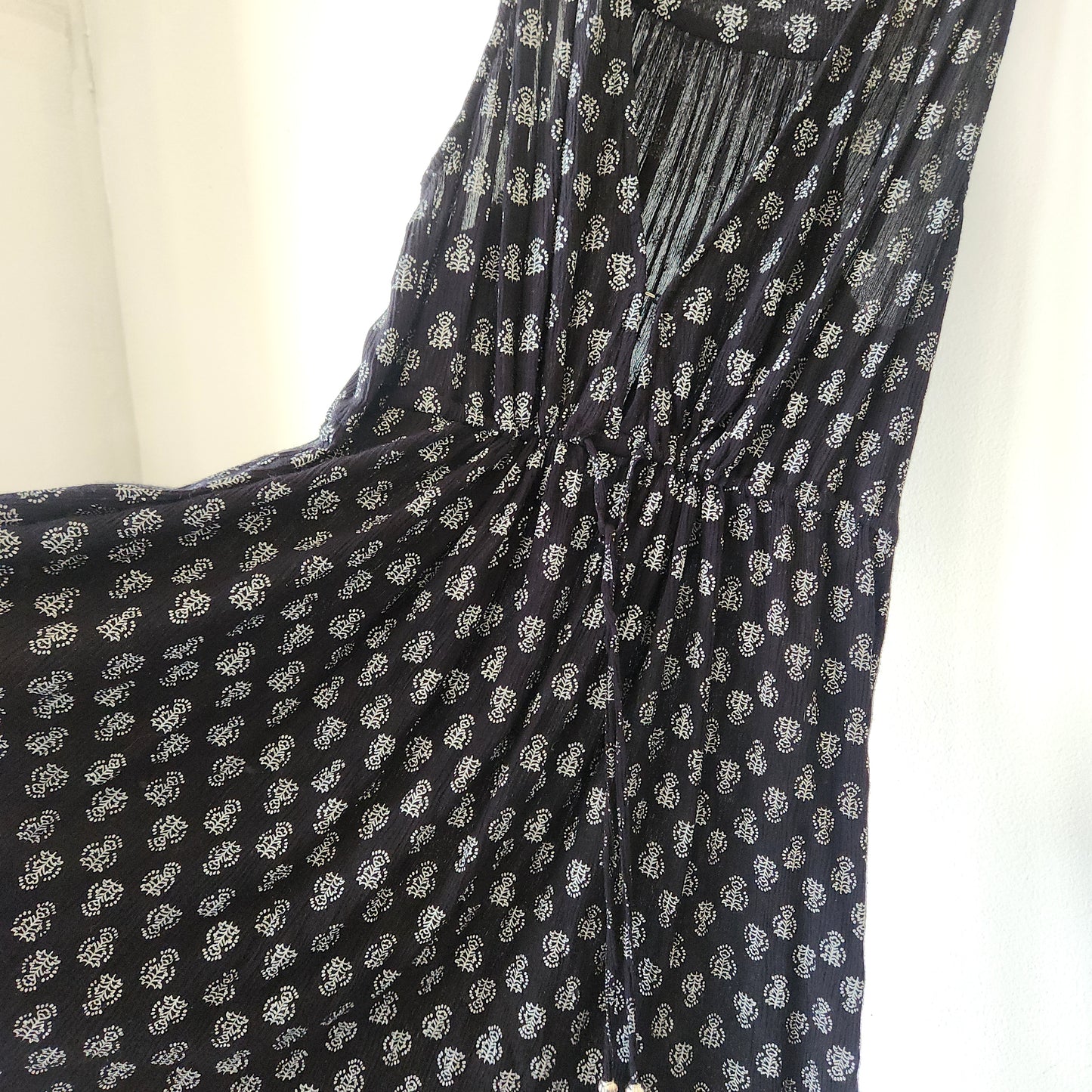 Blue Island Cover Up with Drawstring - L