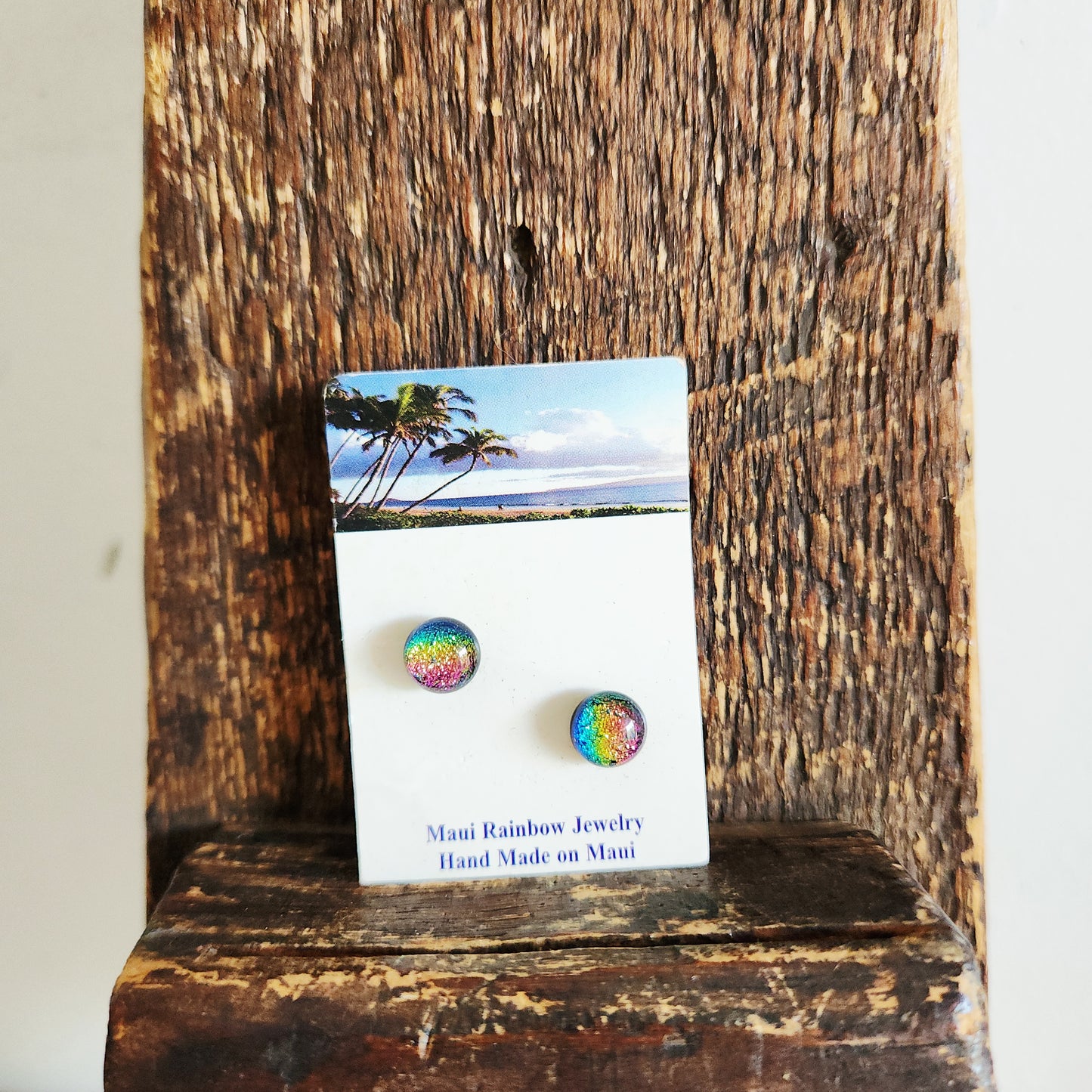 Maui Rainbow Stud Earrings