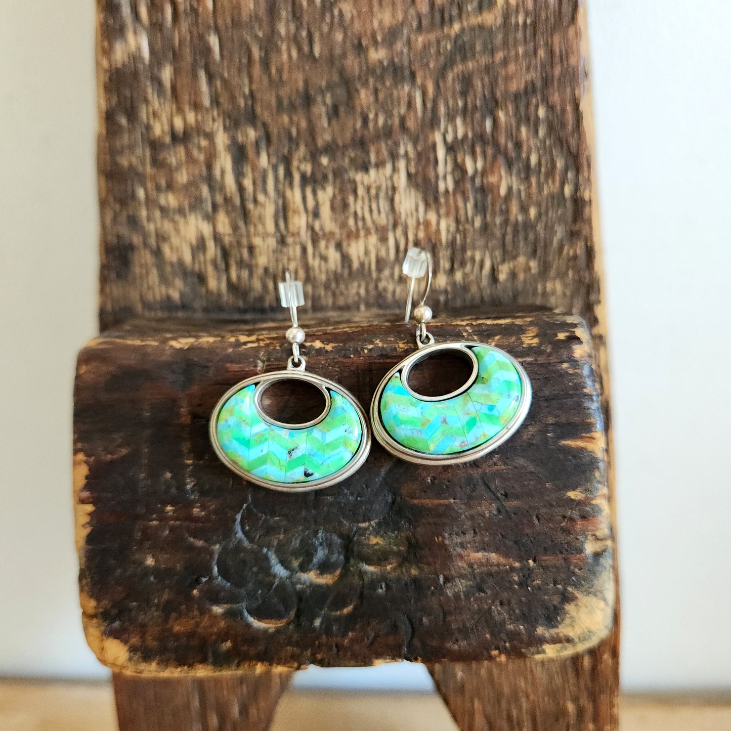 ZigZag Inlay Earrings