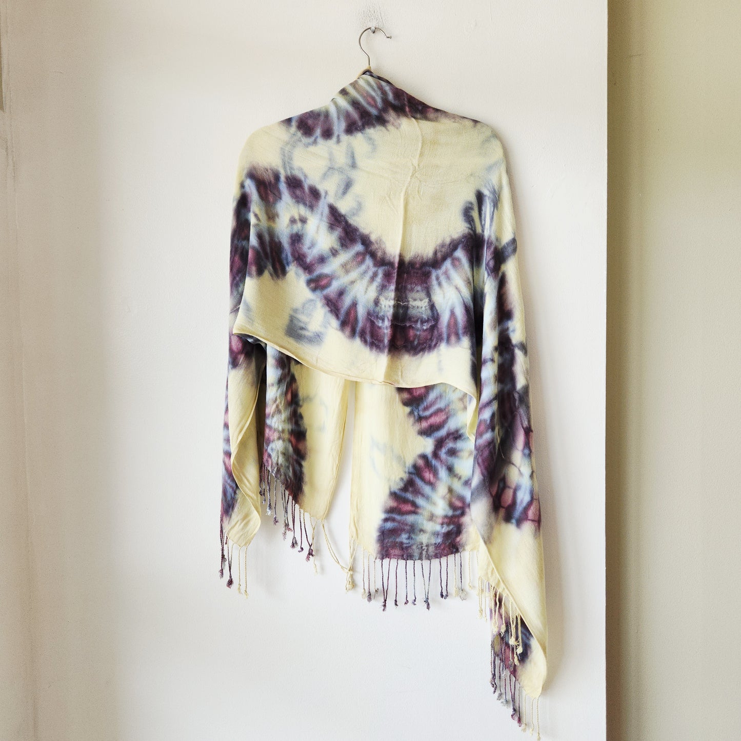 Brightly Twisted Tie Dye Shawl
