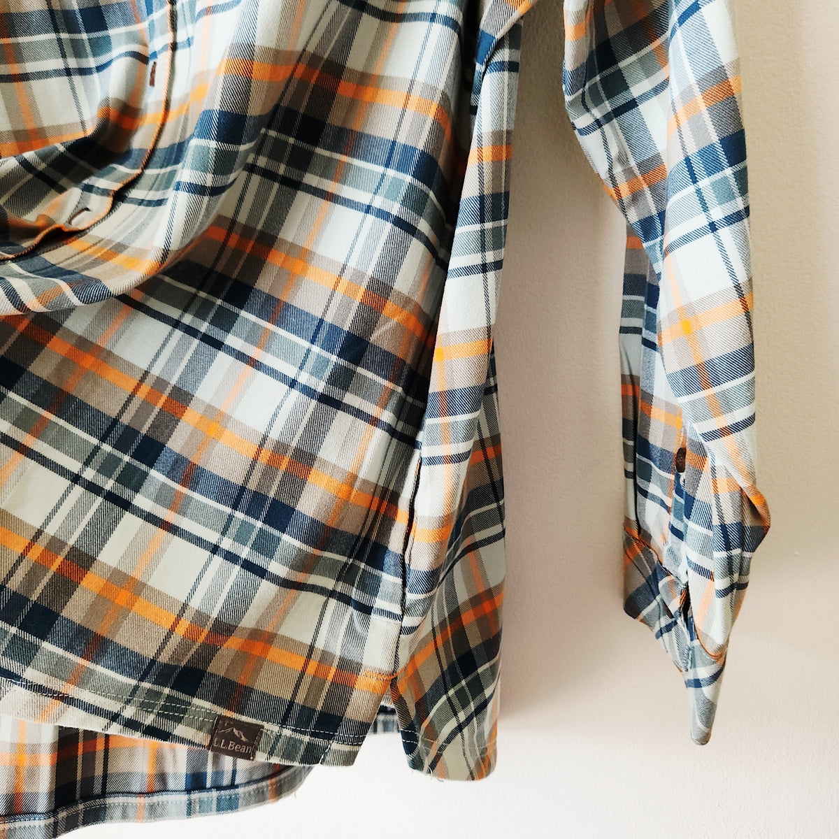 LL Bean Cabin Stretch Plaid Shirt - XL Petite - New